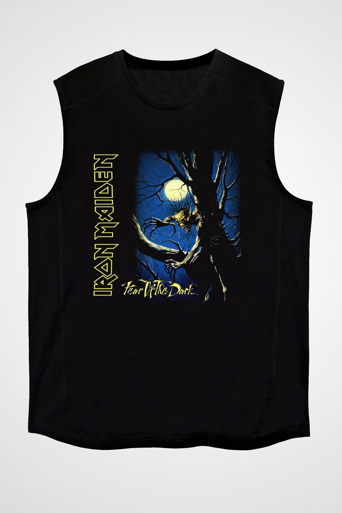 Iron Maiden Siyah Unisex Kolsuz Tişört