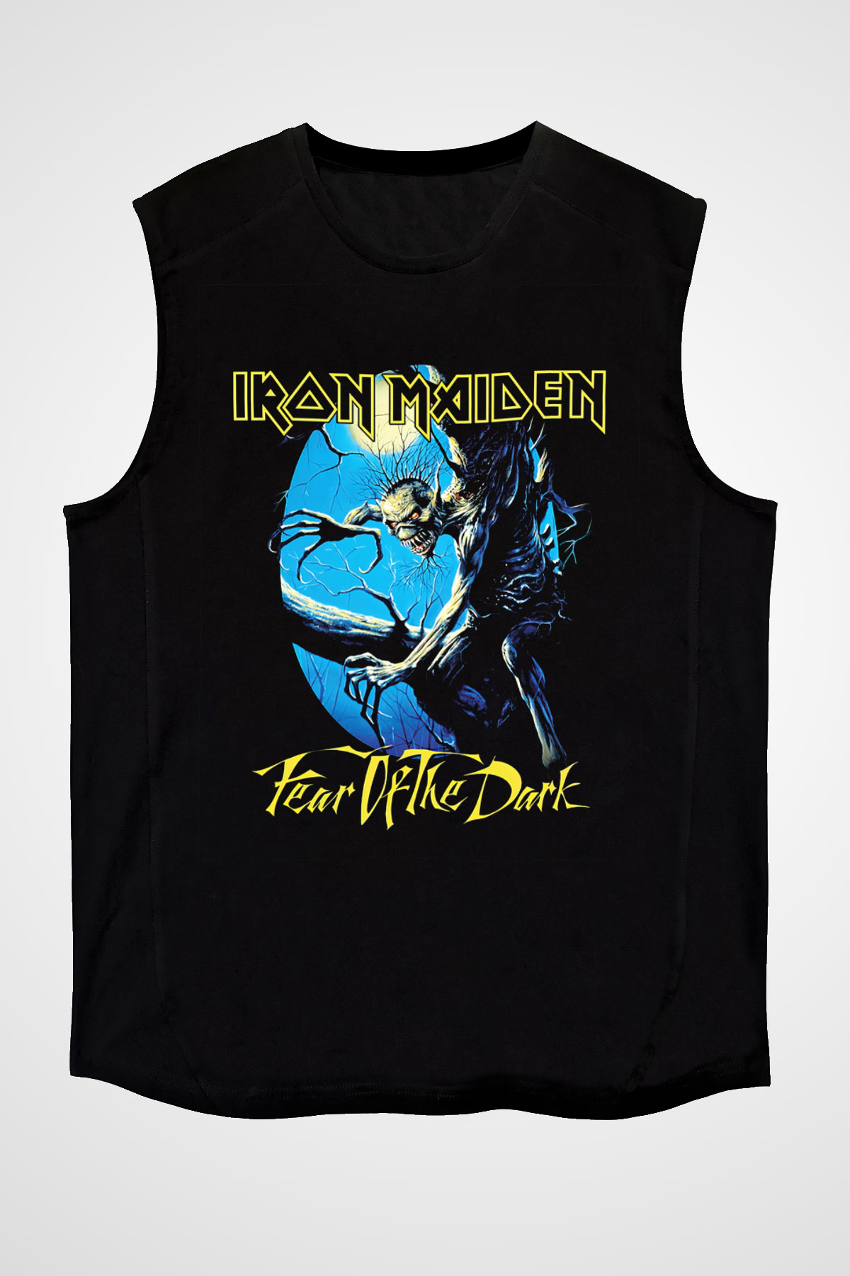 Iron Maiden Siyah Unisex Kolsuz Tişört