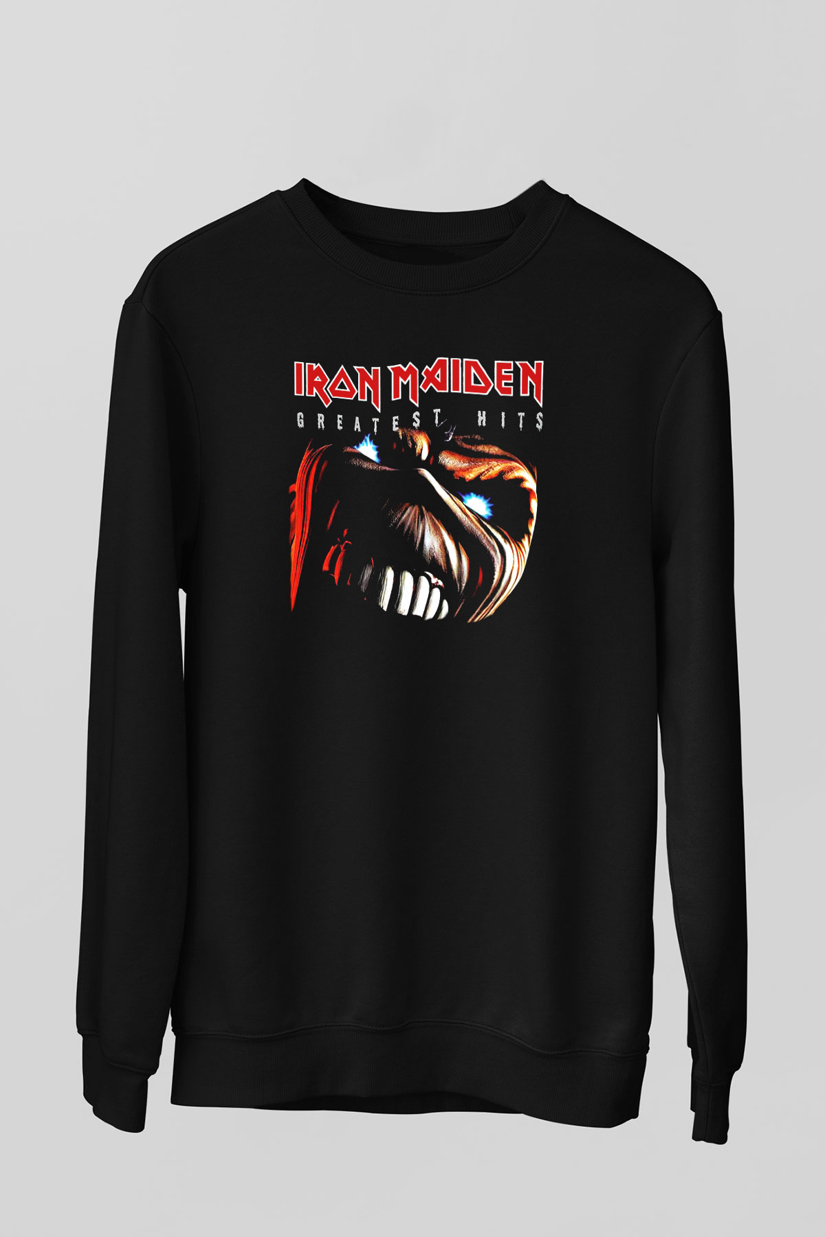 Iron Maiden Siyah Unisex Sweatshirt
