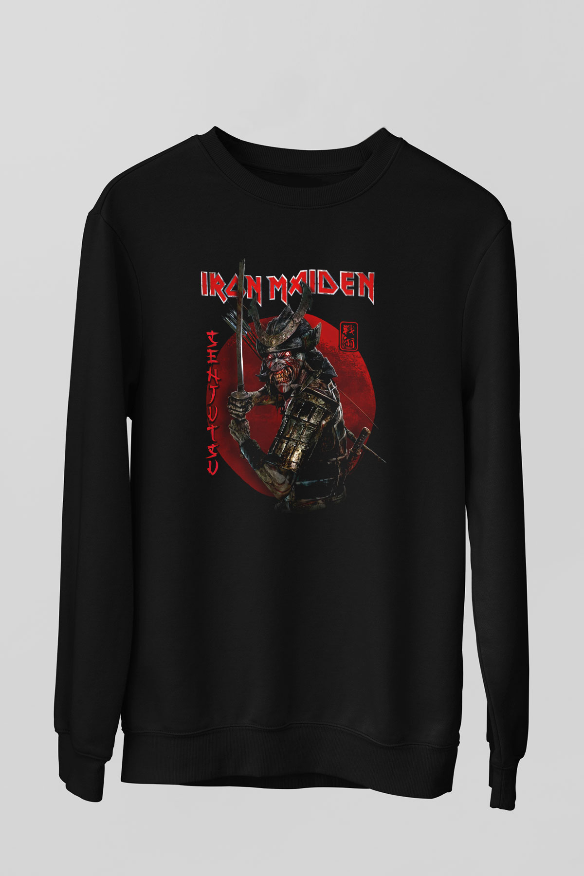 Iron Maiden Siyah Unisex Sweatshirt