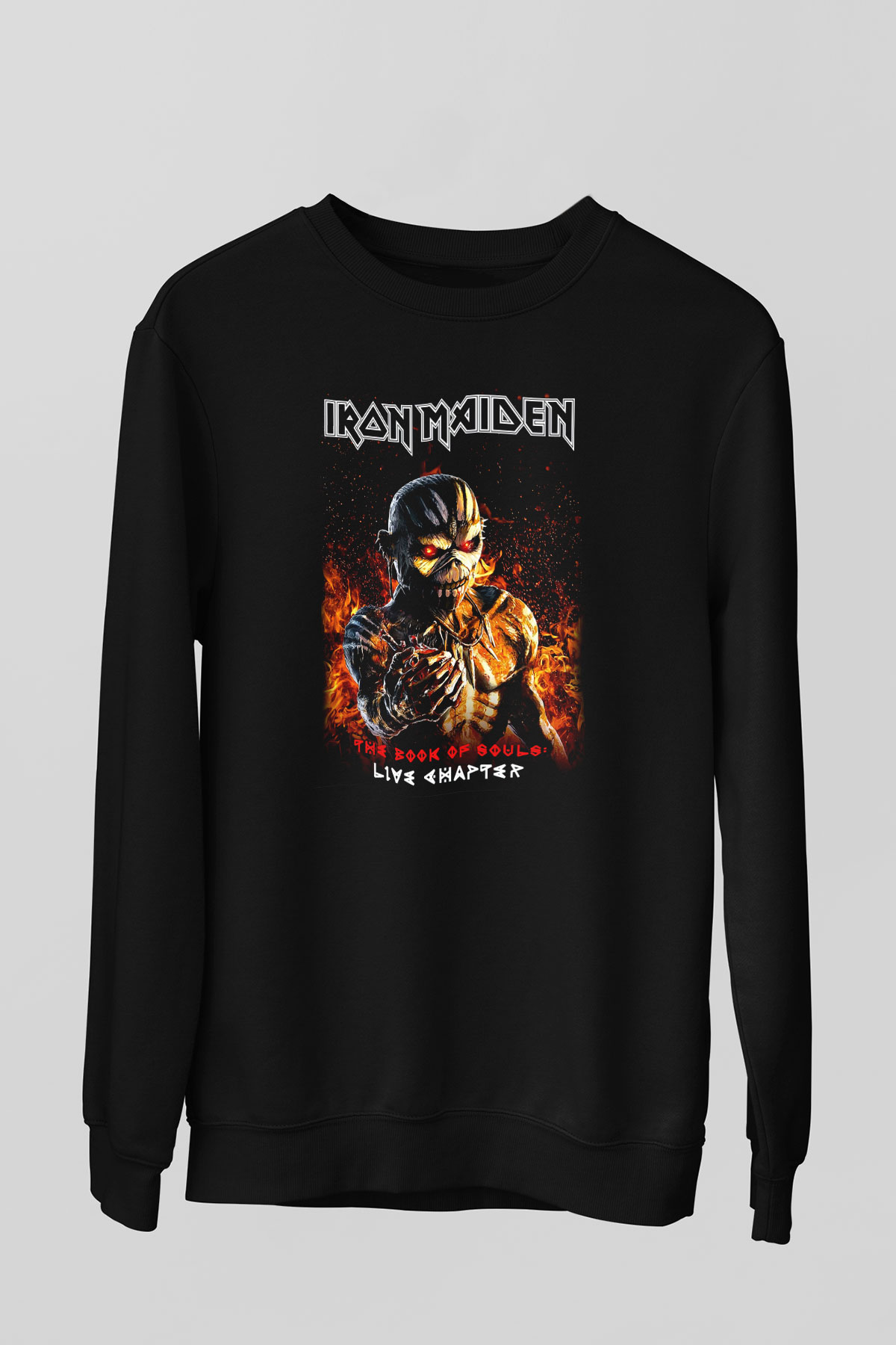 Iron Maiden Siyah Unisex Sweatshirt