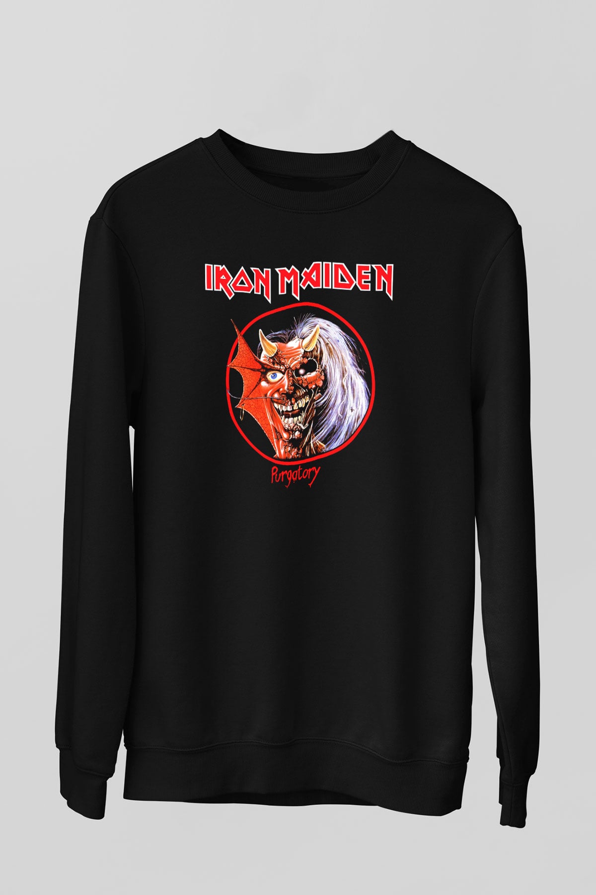 Iron Maiden Siyah Unisex Sweatshirt