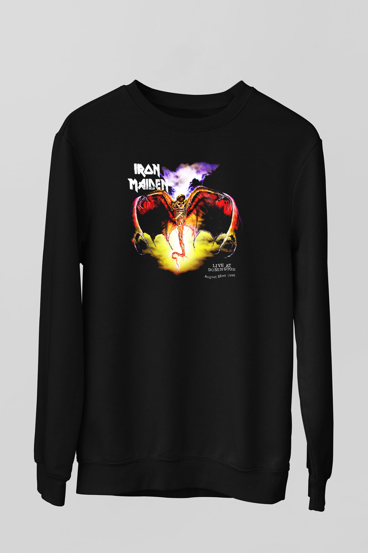 Iron Maiden Siyah Unisex Sweatshirt