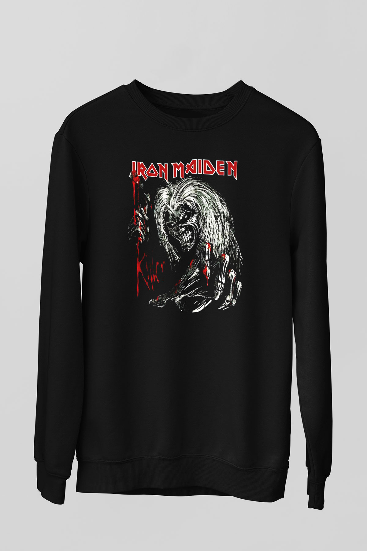 Iron Maiden Siyah Unisex Sweatshirt