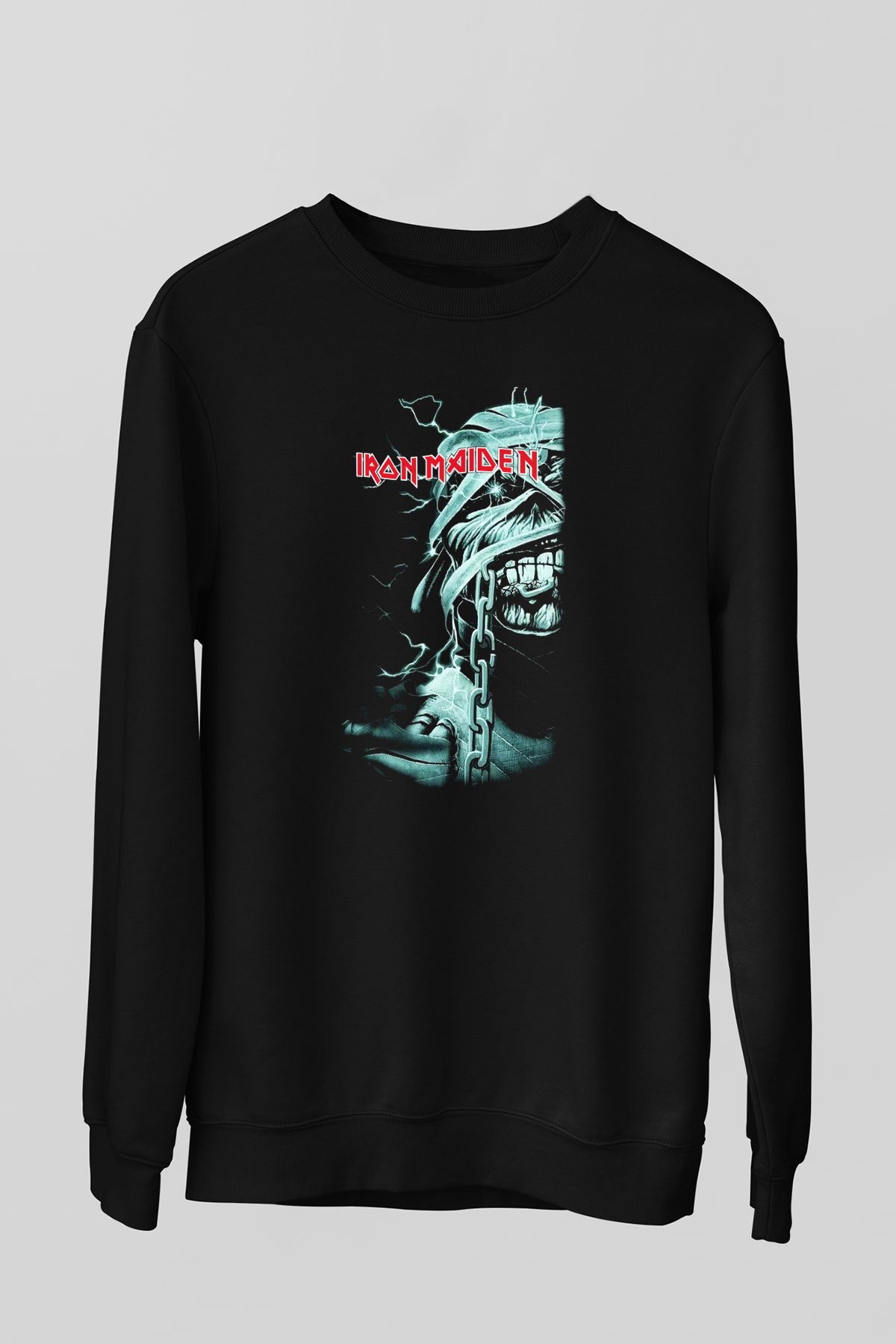 Iron Maiden Siyah Unisex Sweatshirt