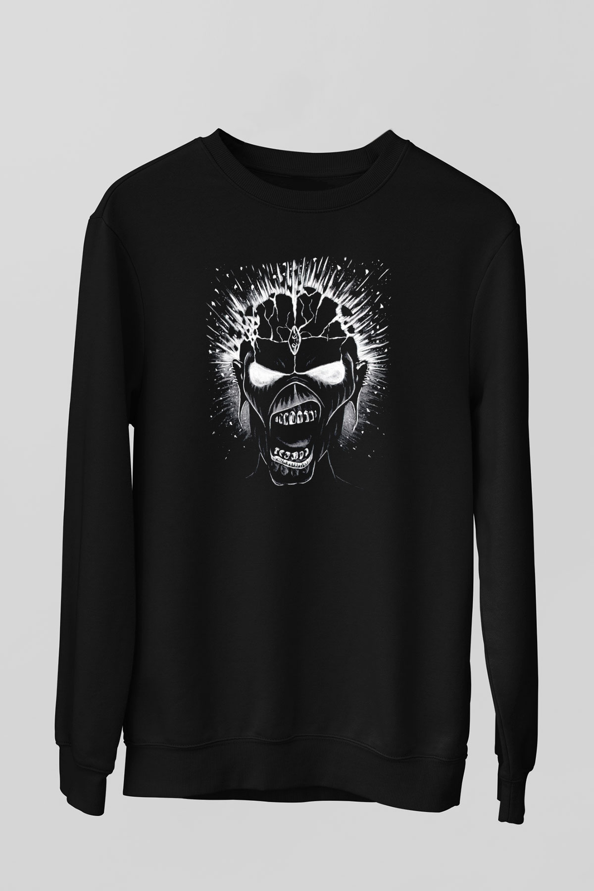 Iron Maiden Siyah Unisex Sweatshirt
