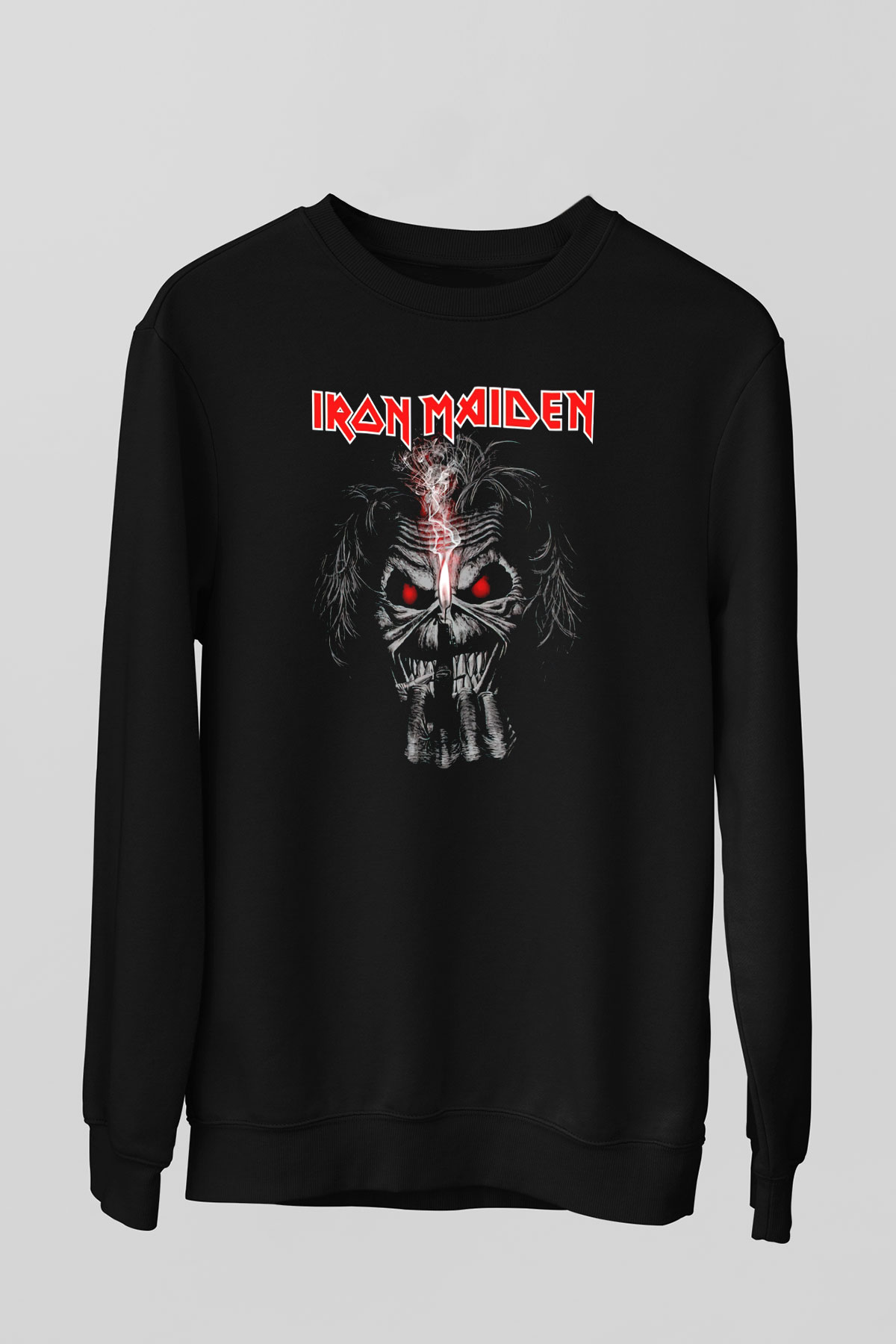 Iron Maiden Siyah Unisex Sweatshirt