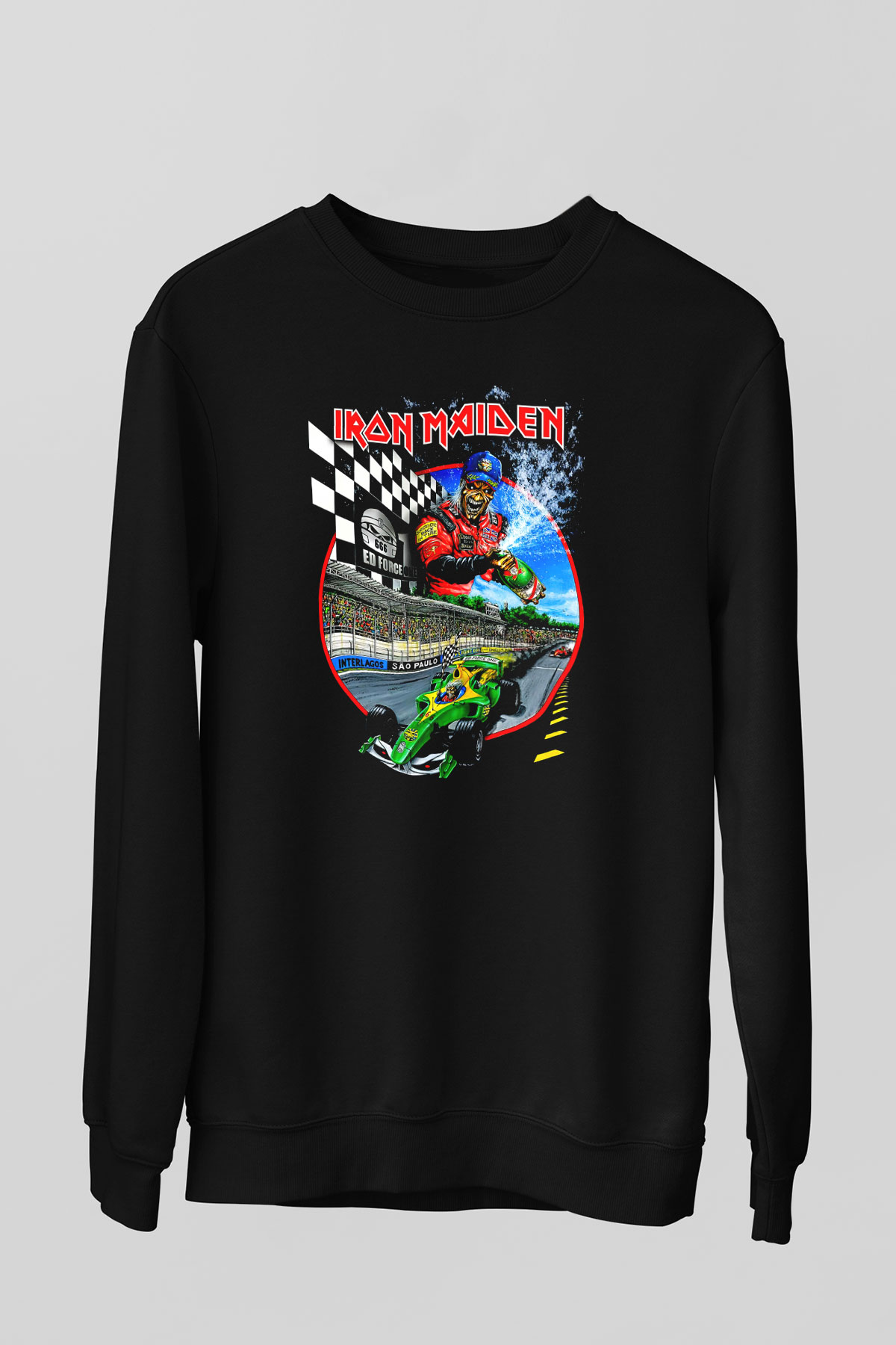 Iron Maiden Siyah Unisex Sweatshirt