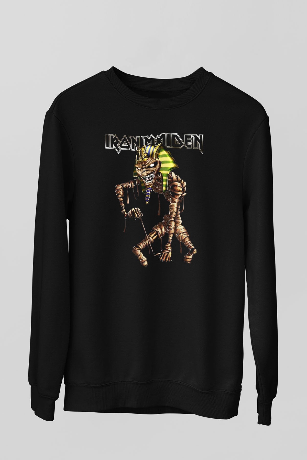 Iron Maiden Siyah Unisex Sweatshirt