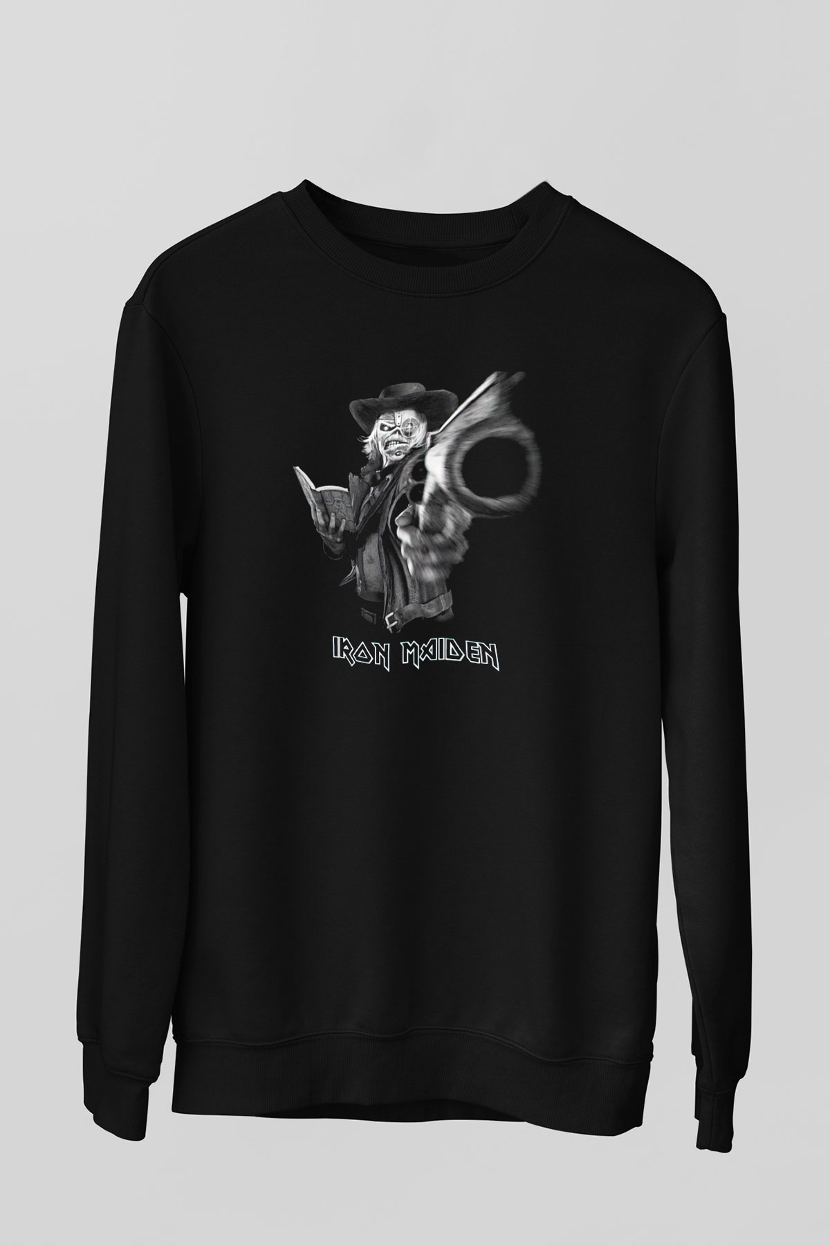 Iron Maiden Siyah Unisex Sweatshirt