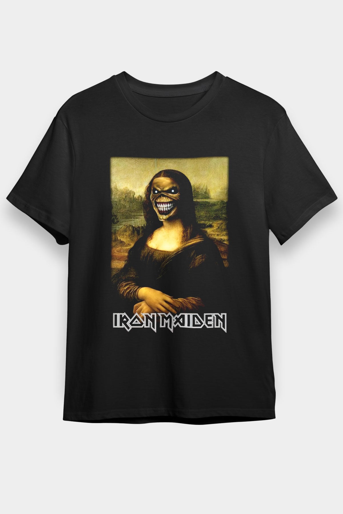 Iron Maiden Siyah Unisex Tişört T-Shirt - TişörtFabrikası