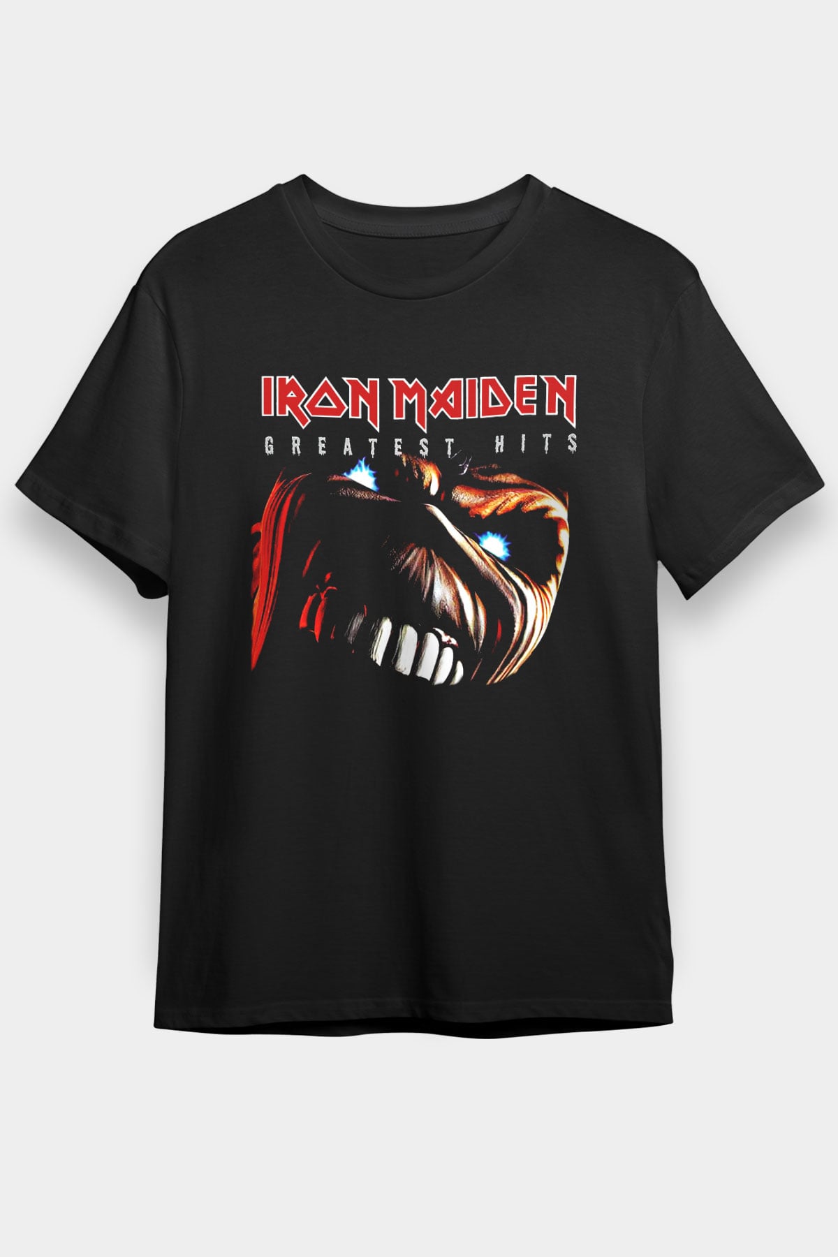 Iron Maiden Siyah Unisex Tişört T-Shirt - TişörtFabrikası