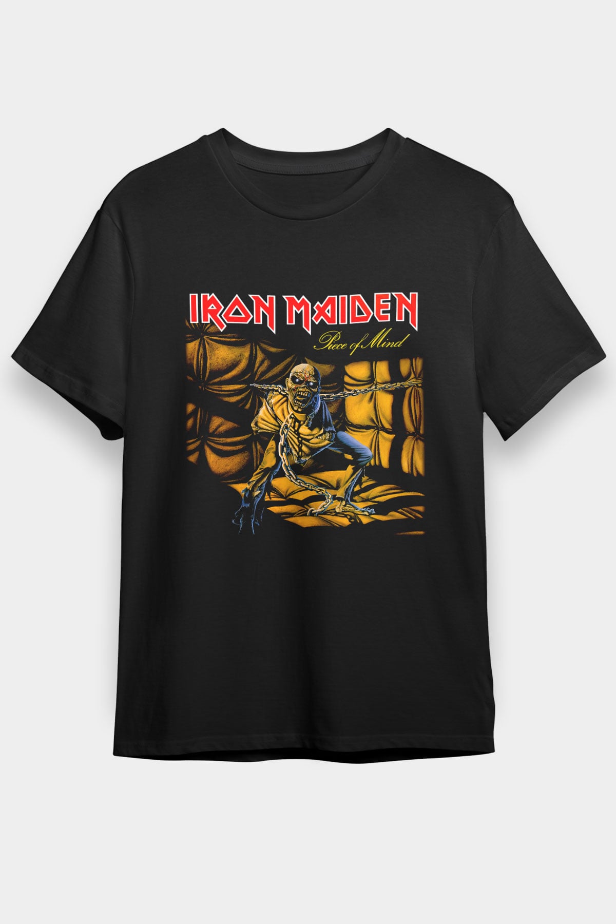 Iron Maiden Siyah Unisex Tişört T-Shirt - TişörtFabrikası