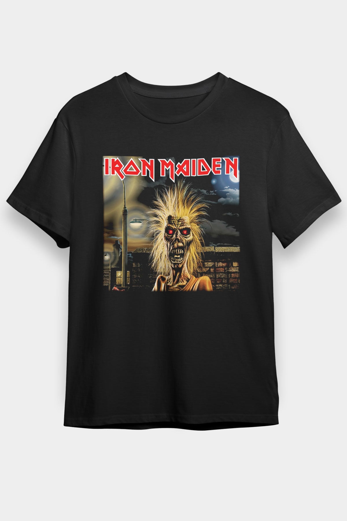 Iron Maiden Siyah Unisex Tişört T-Shirt - TişörtFabrikası