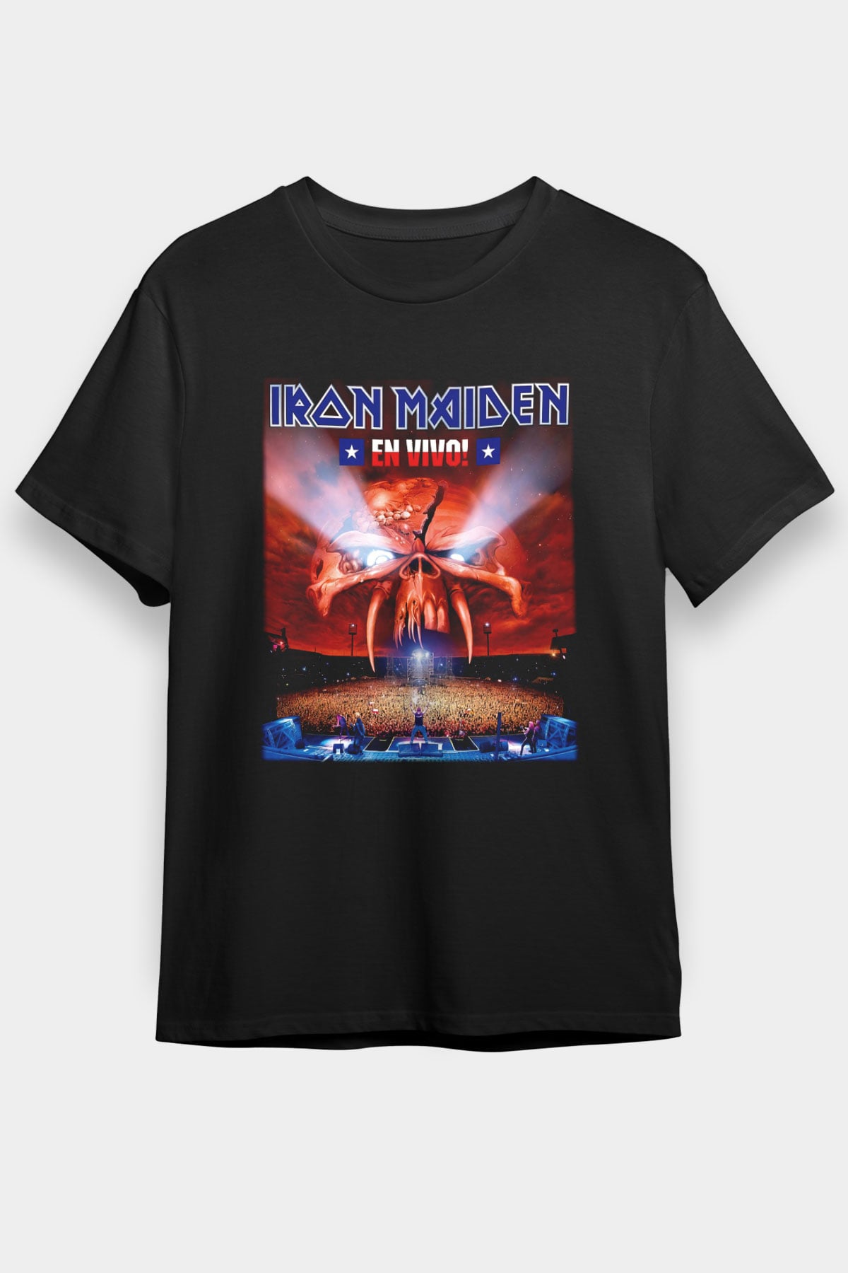 Iron Maiden Siyah Unisex Tişört T-Shirt - TişörtFabrikası