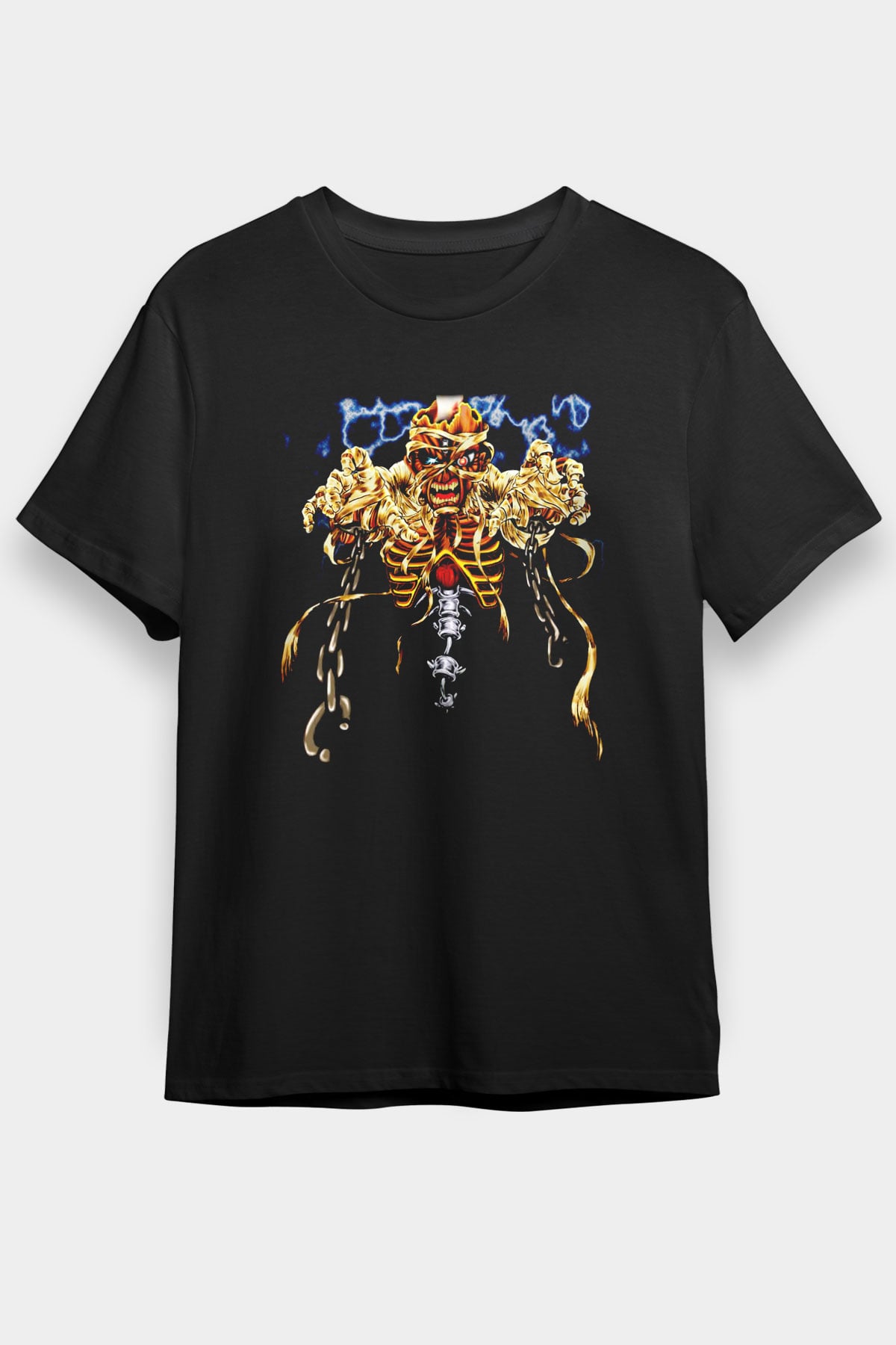 Iron Maiden Siyah Unisex Tişört T-Shirt - TişörtFabrikası