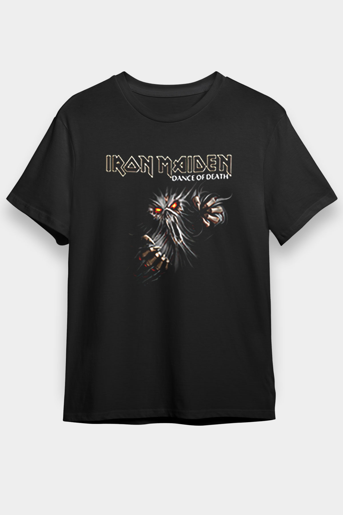 Iron Maiden Siyah Unisex Tişört T-Shirt - TişörtFabrikası