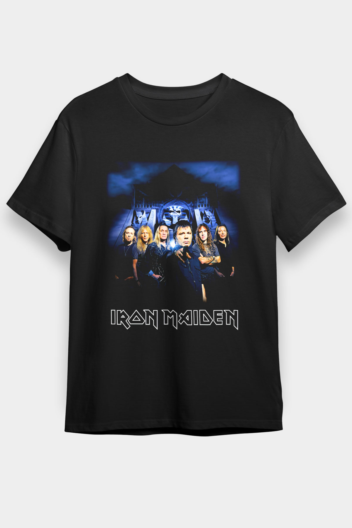 Iron Maiden Siyah Unisex Tişört T-Shirt - TişörtFabrikası