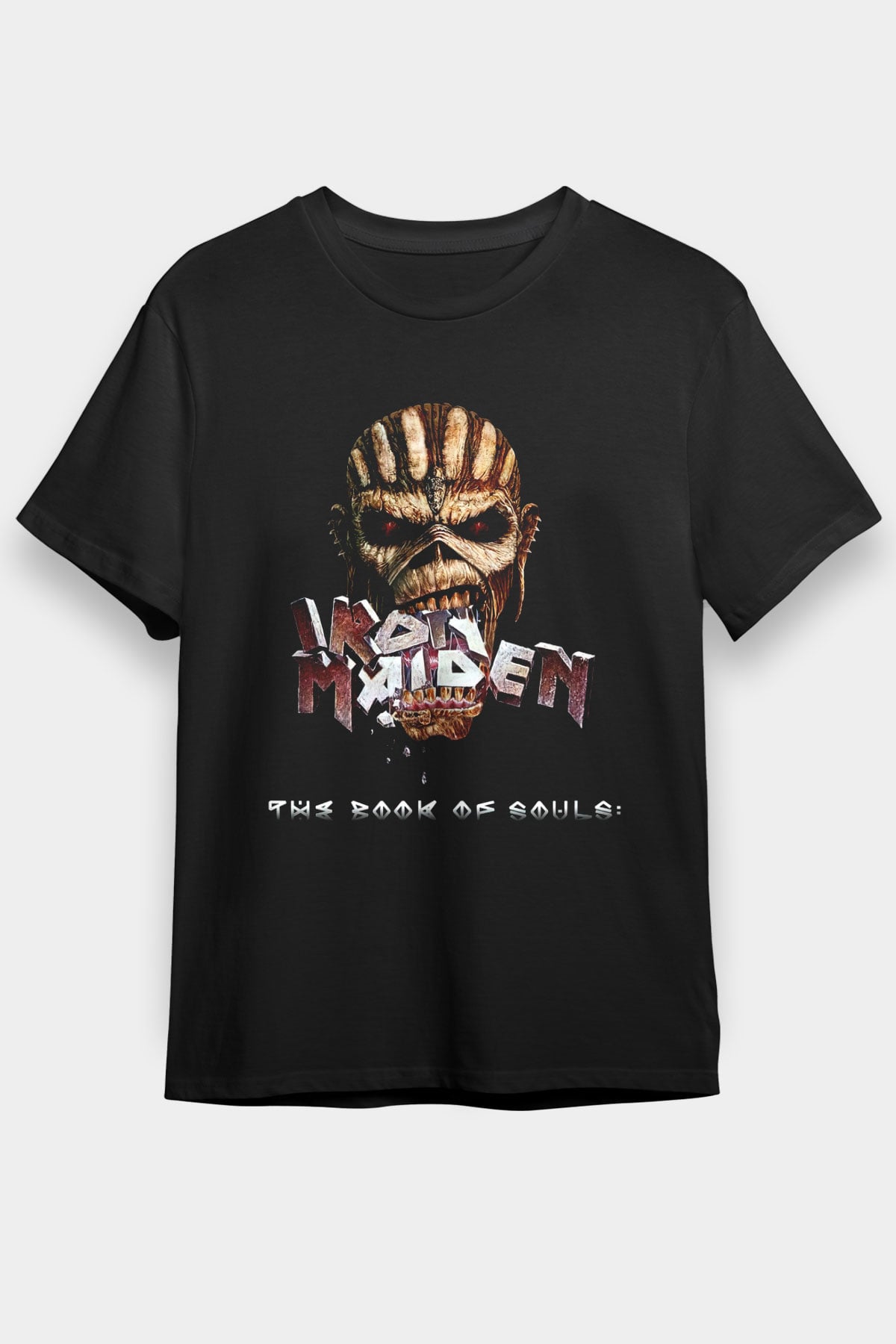 Iron Maiden Siyah Unisex Tişört T-Shirt - TişörtFabrikası