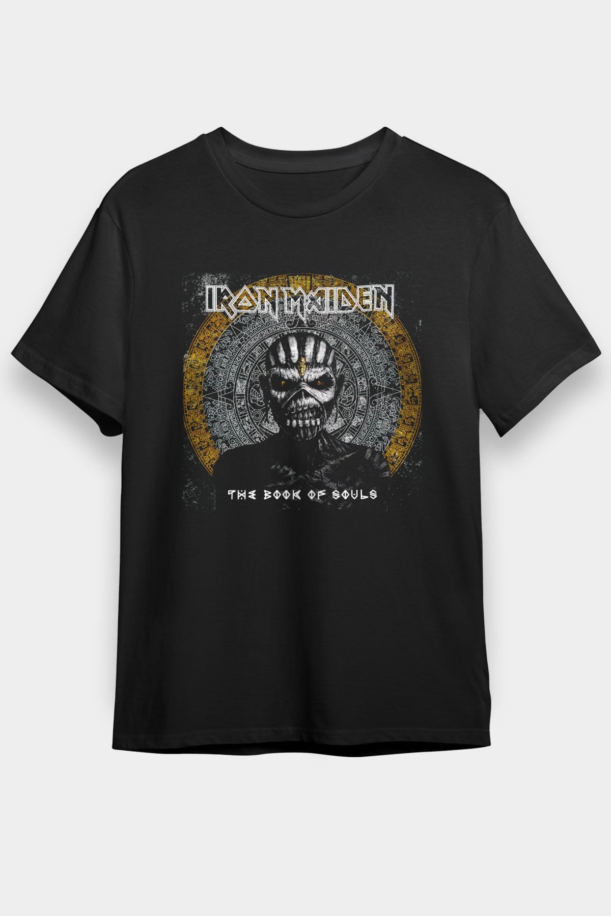 Iron Maiden The Book Of Souls Siyah Unisex Tişört T-Shirt - TişörtFabrikası