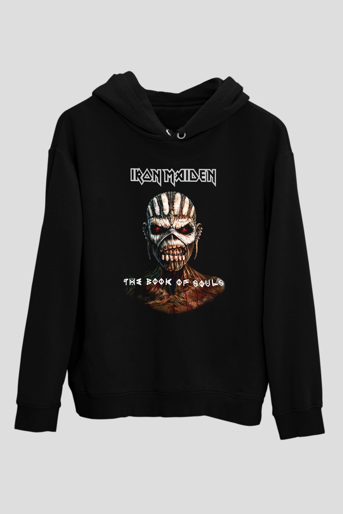 Iron Maiden The Book of Souls Siyah Unisex Kapüşonlu Sweatshirt