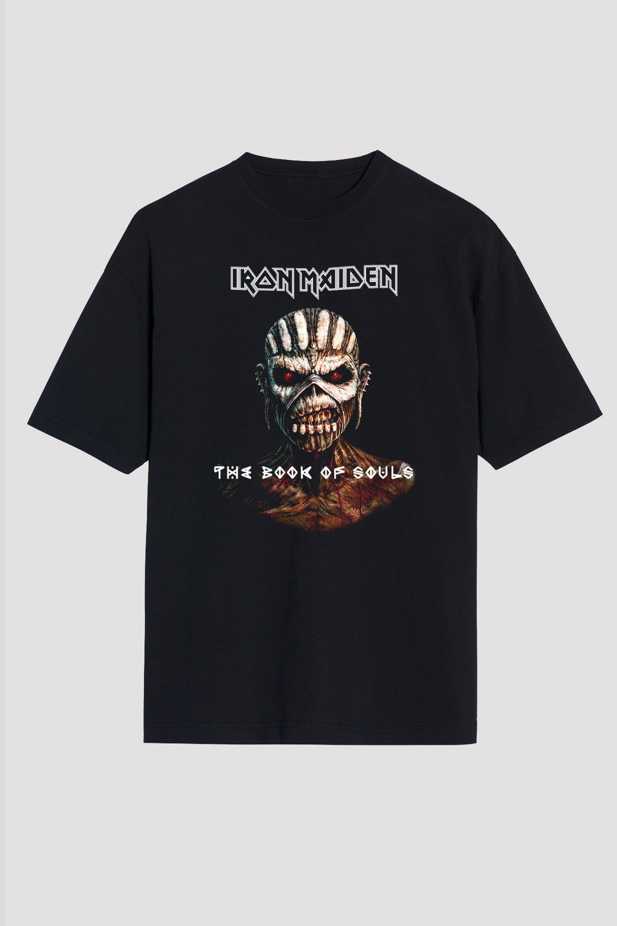 Iron Maiden The Book of Souls Siyah Unisex Tişört T-Shirt - TişörtFabrikası
