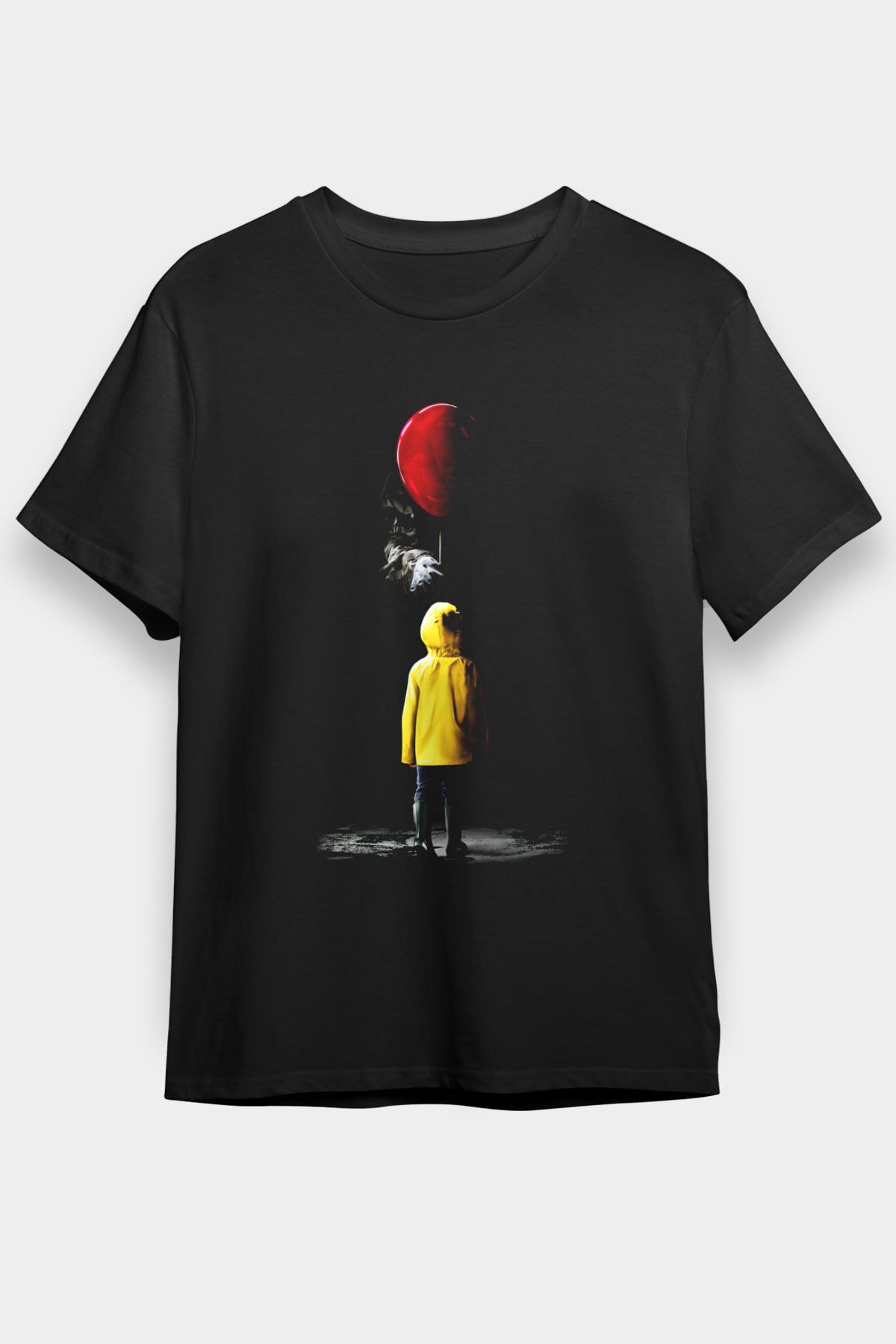 It Siyah Unisex Tişört T-Shirt