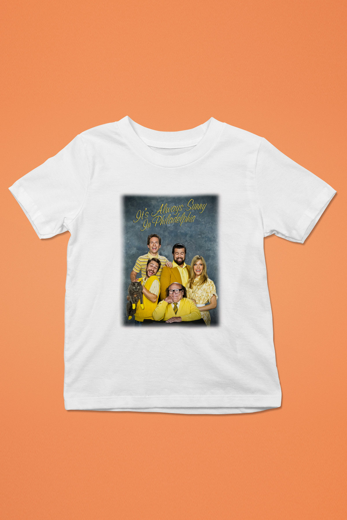 It's Always Sunny in Philadelphia Baskılı Beyaz Unisex Çocuk Tişört
