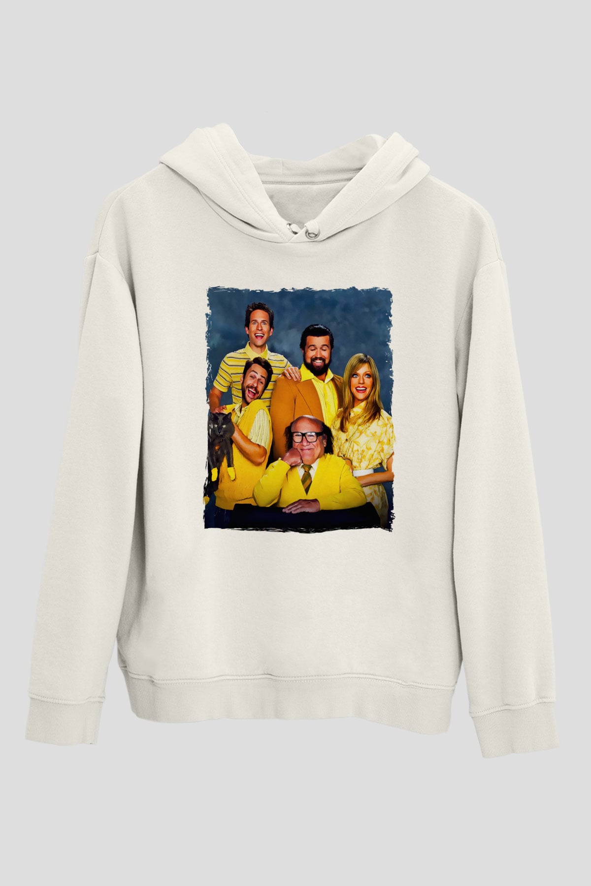 It's Always Sunny in Philadelphia Beyaz Unisex Hoodie