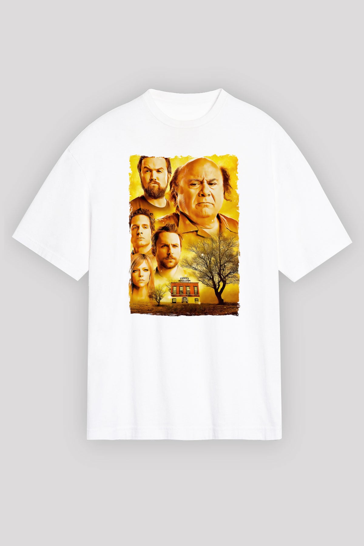 It's Always Sunny in Philadelphia Beyaz Unisex Tişört T-Shirt