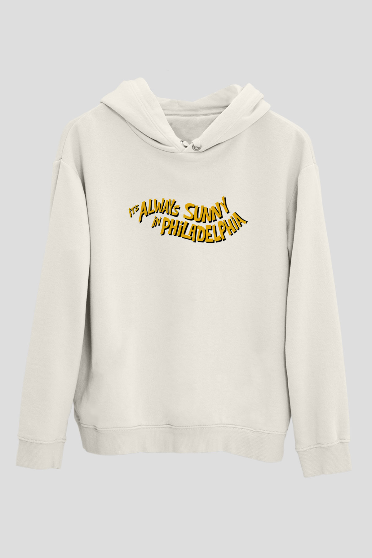 It's Always Sunny in Philadelphia Beyaz Unisex Kapşonlu Sweatshirt