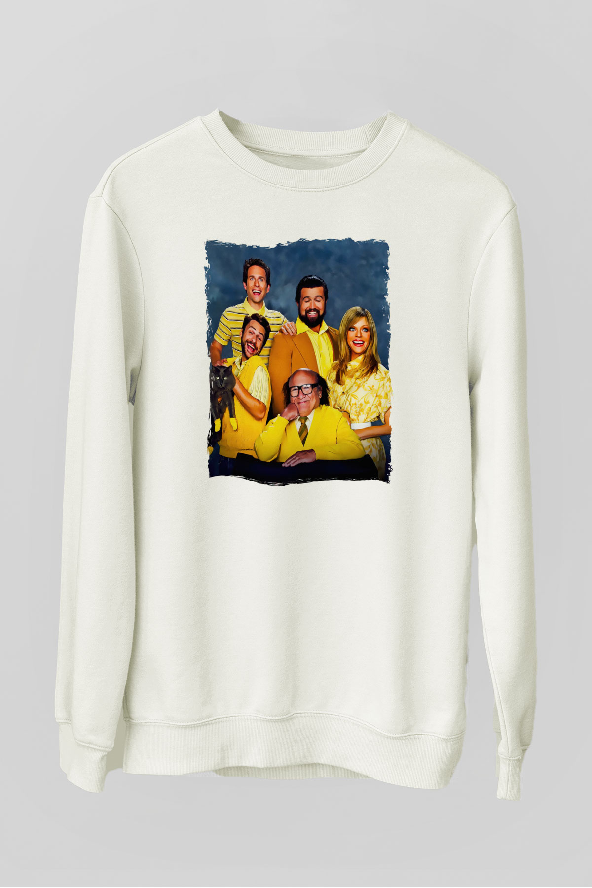 It's Always Sunny in Philadelphia Beyaz Unisex Sweatshirt
