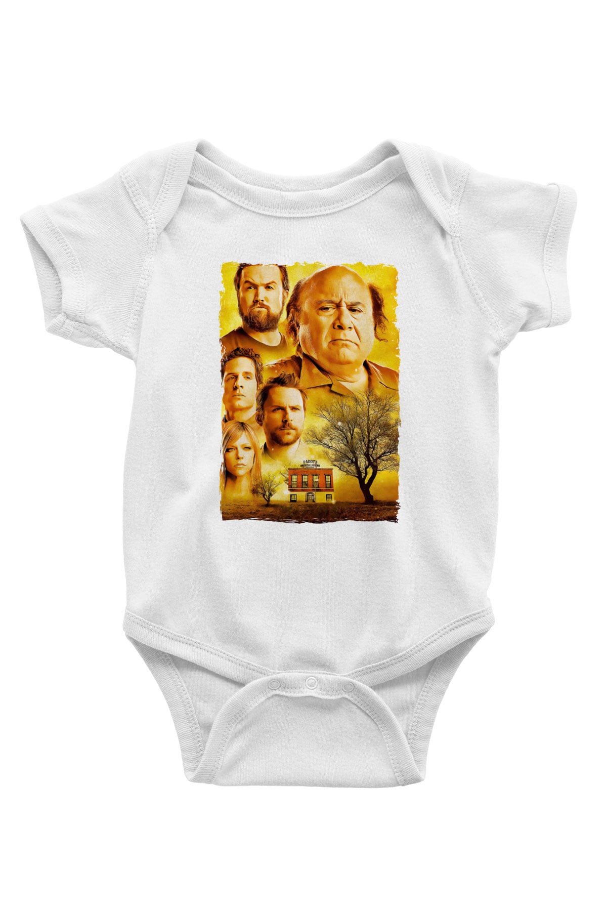 It's Always Sunny in Philadelphia Beyaz Bebek Body - Zıbın