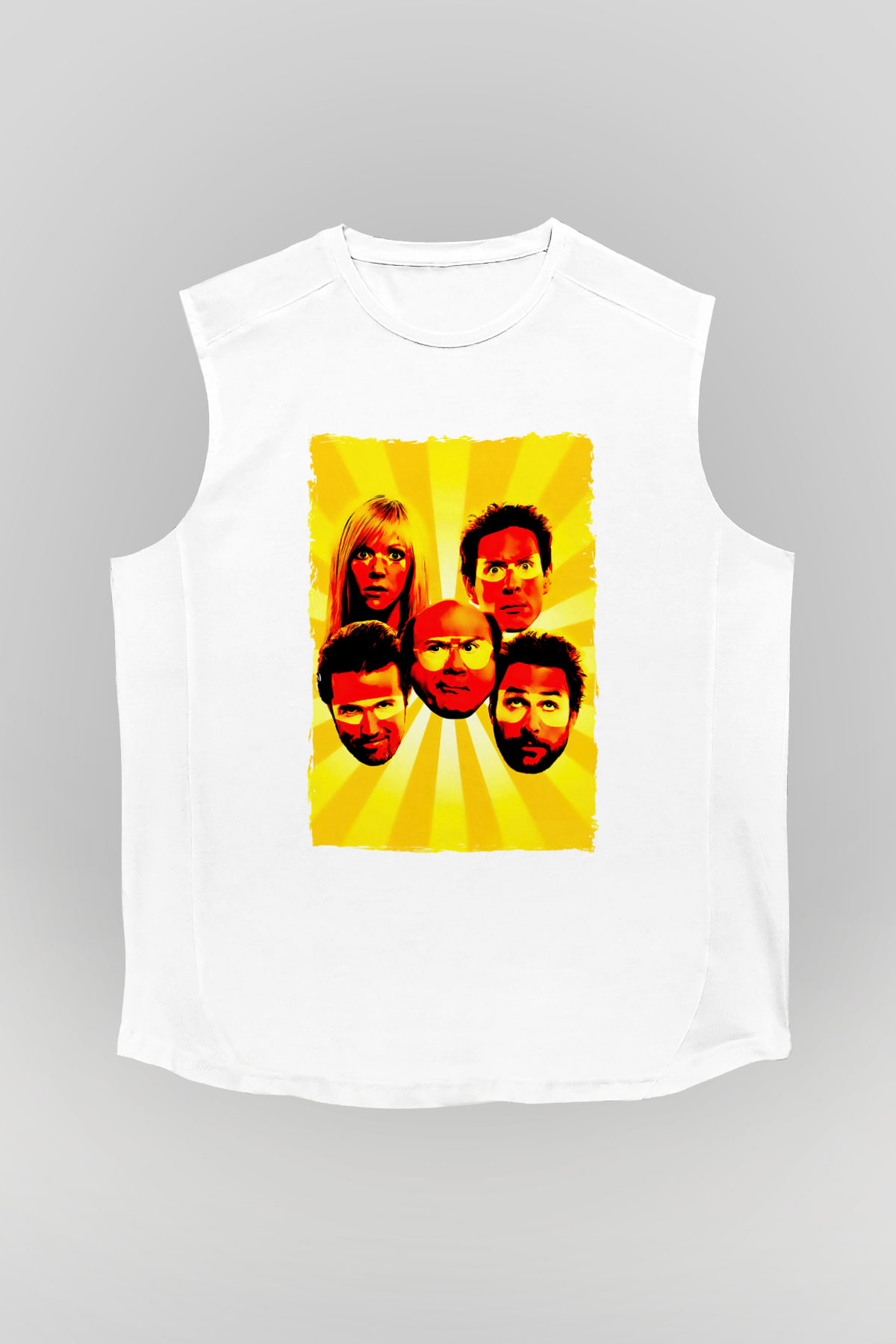 It's Always Sunny in Philadelphia Beyaz Unisex Kolsuz Tişört