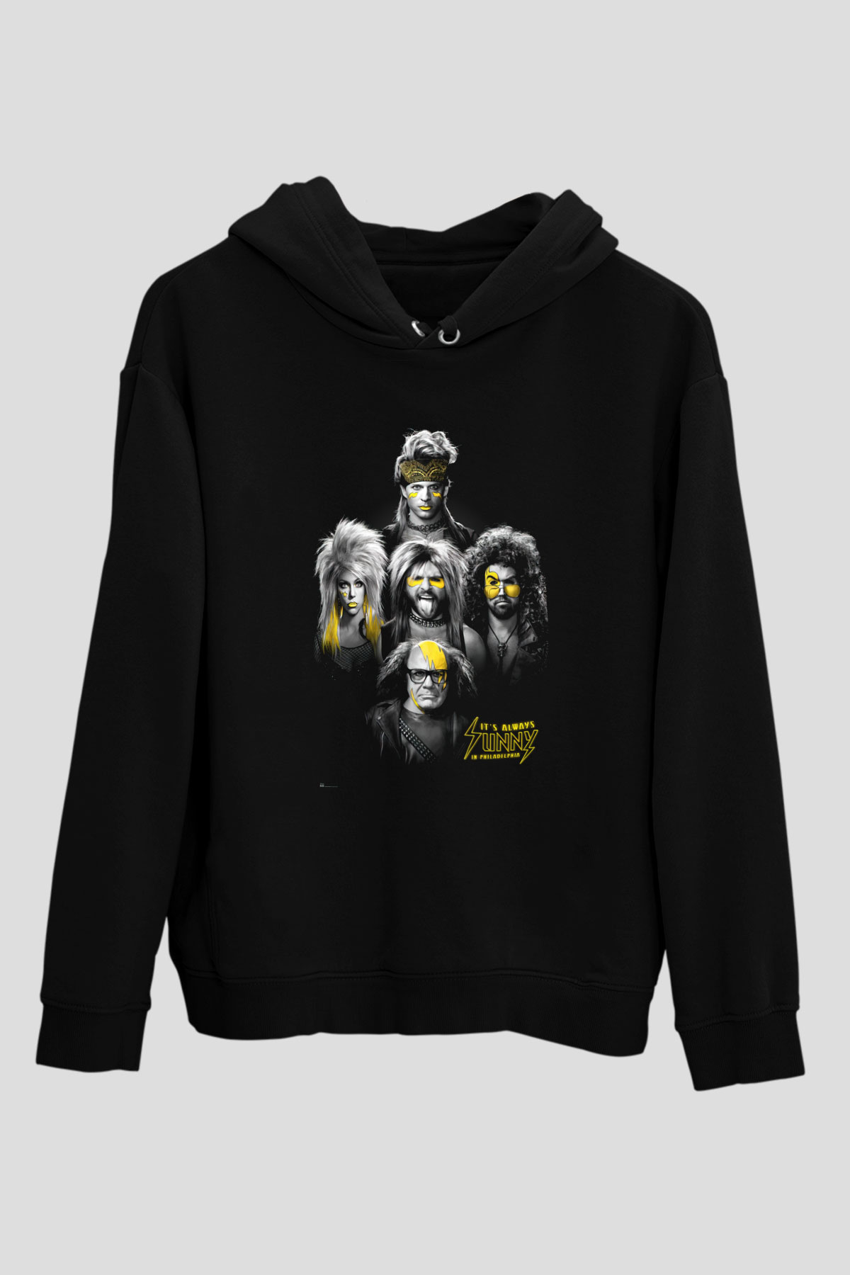 It's Always Sunny in Philadelphia Siyah Unisex Hoodie
