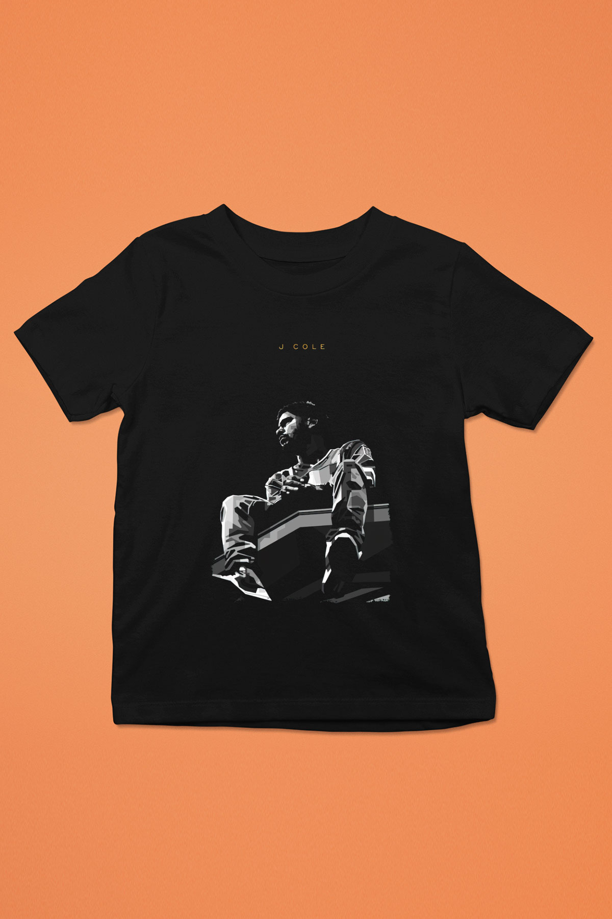 J. Cole Siyah Unisex Çocuk Tişört