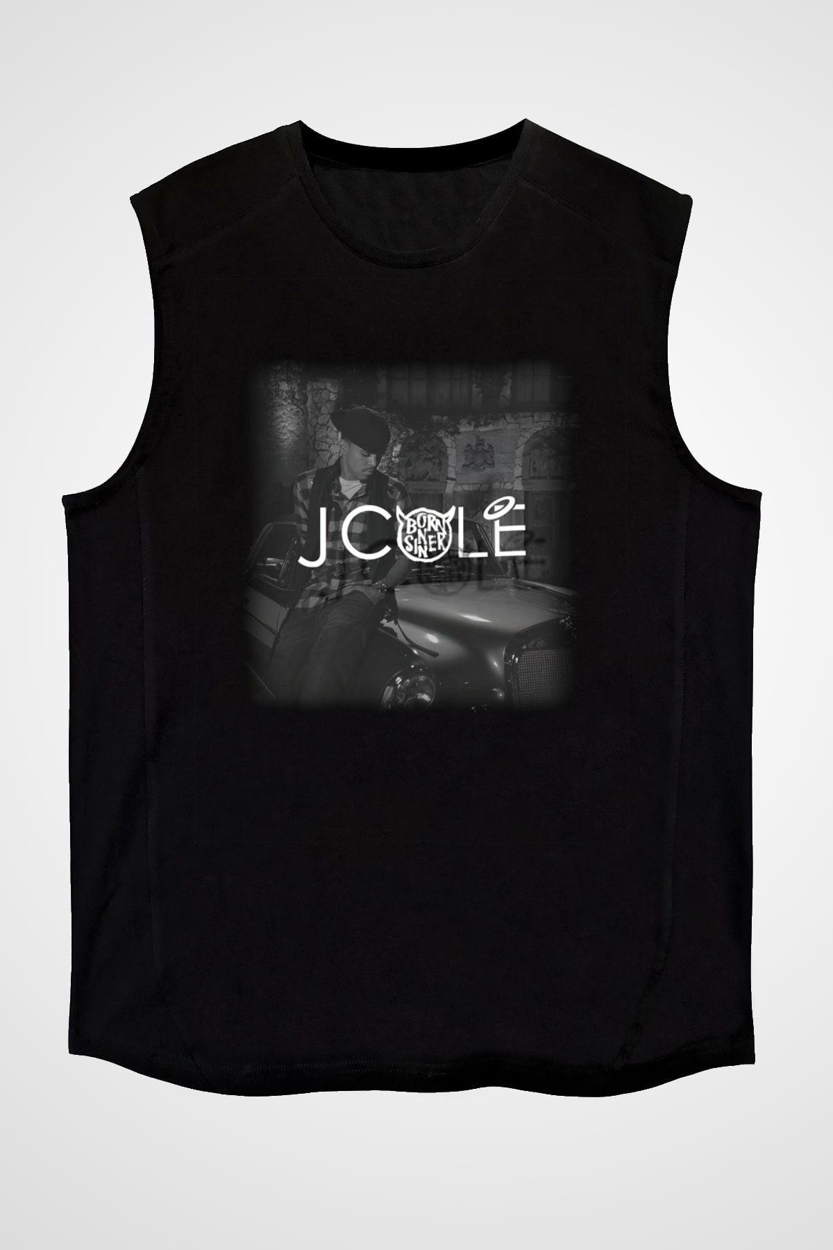 J. Cole Siyah Unisex Kolsuz Tişört