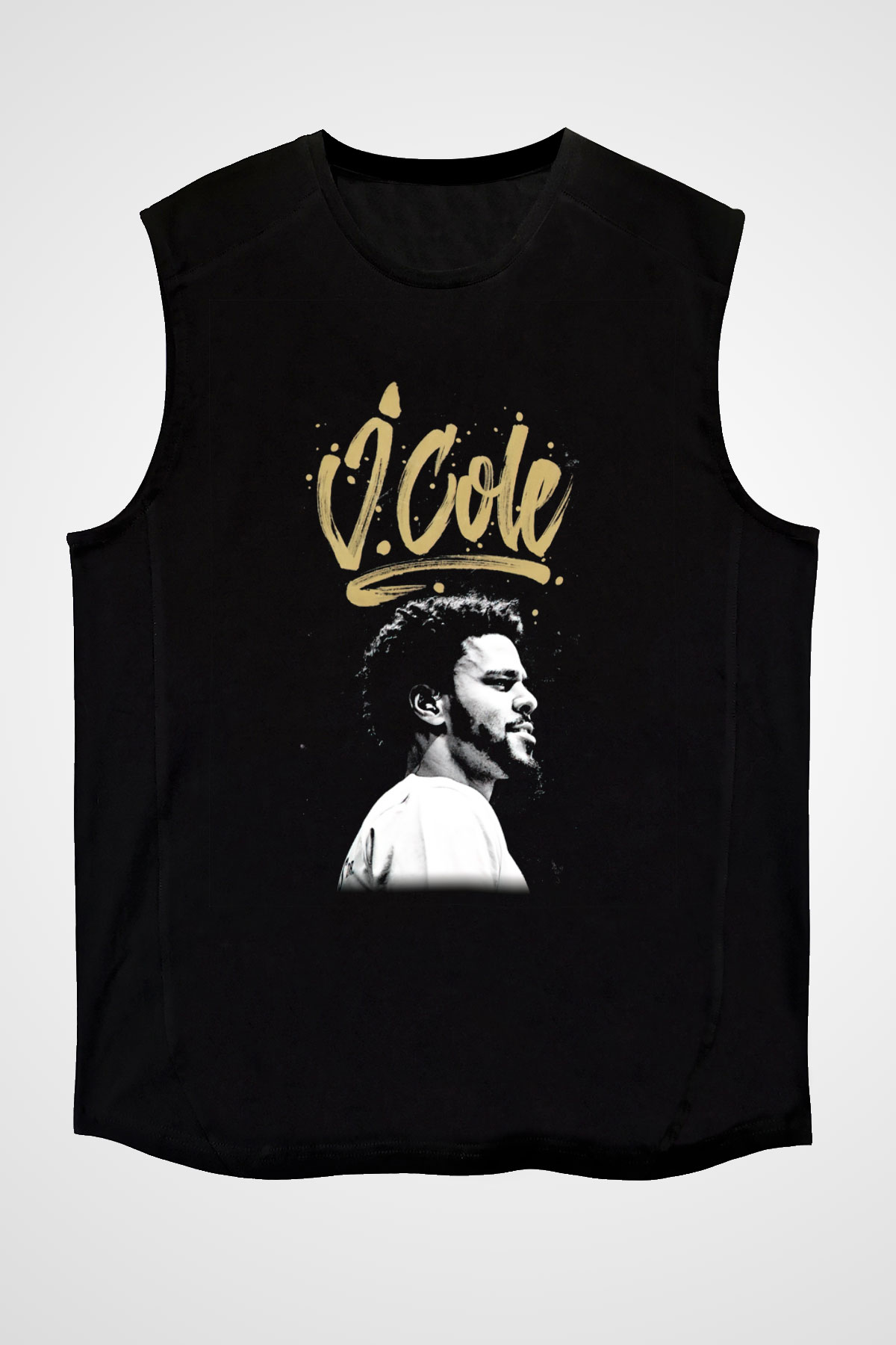J. Cole Siyah Unisex Kolsuz Tişört