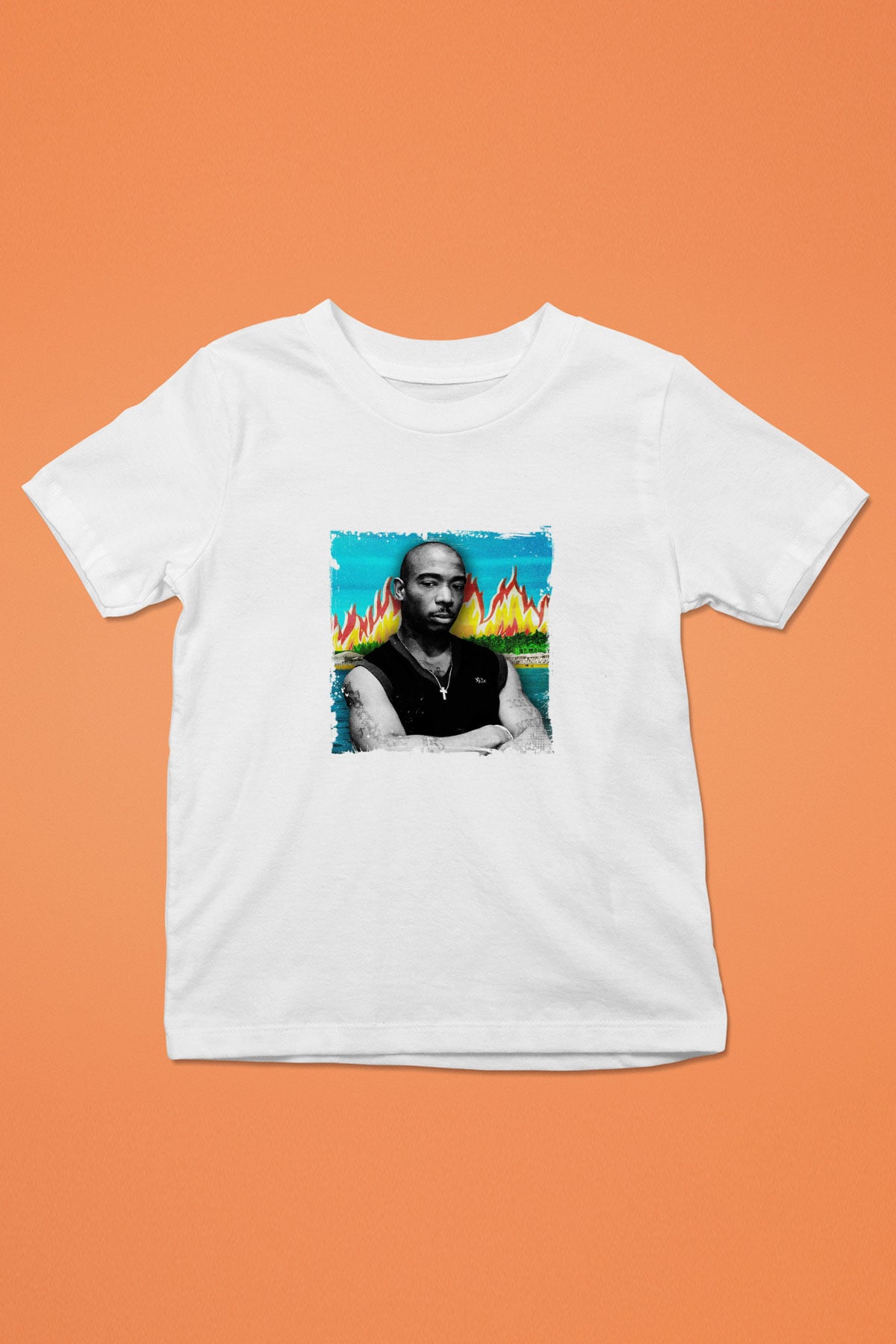 Ja Rule Baskılı Unisex Beyaz Çocuk Tişört