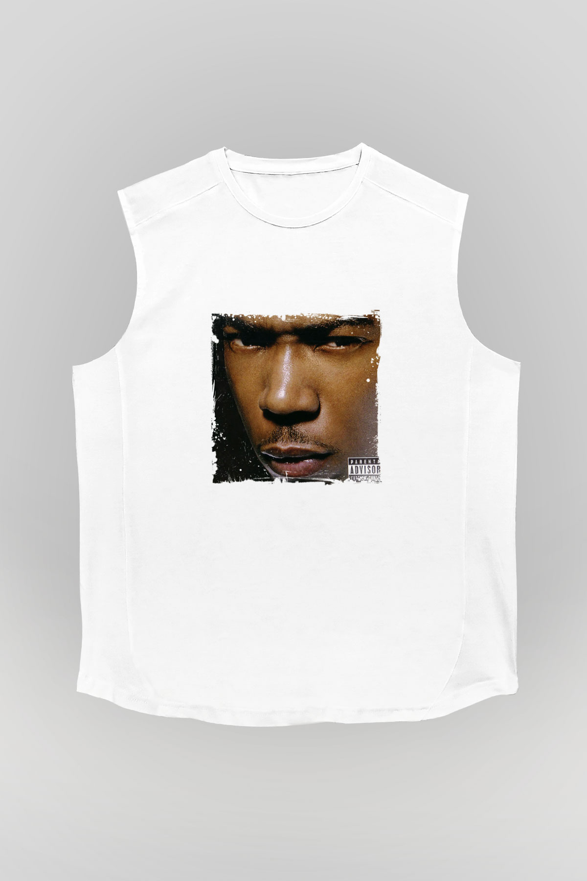 Ja Rule Baskılı Unisex Beyaz Kolsuz Tişört