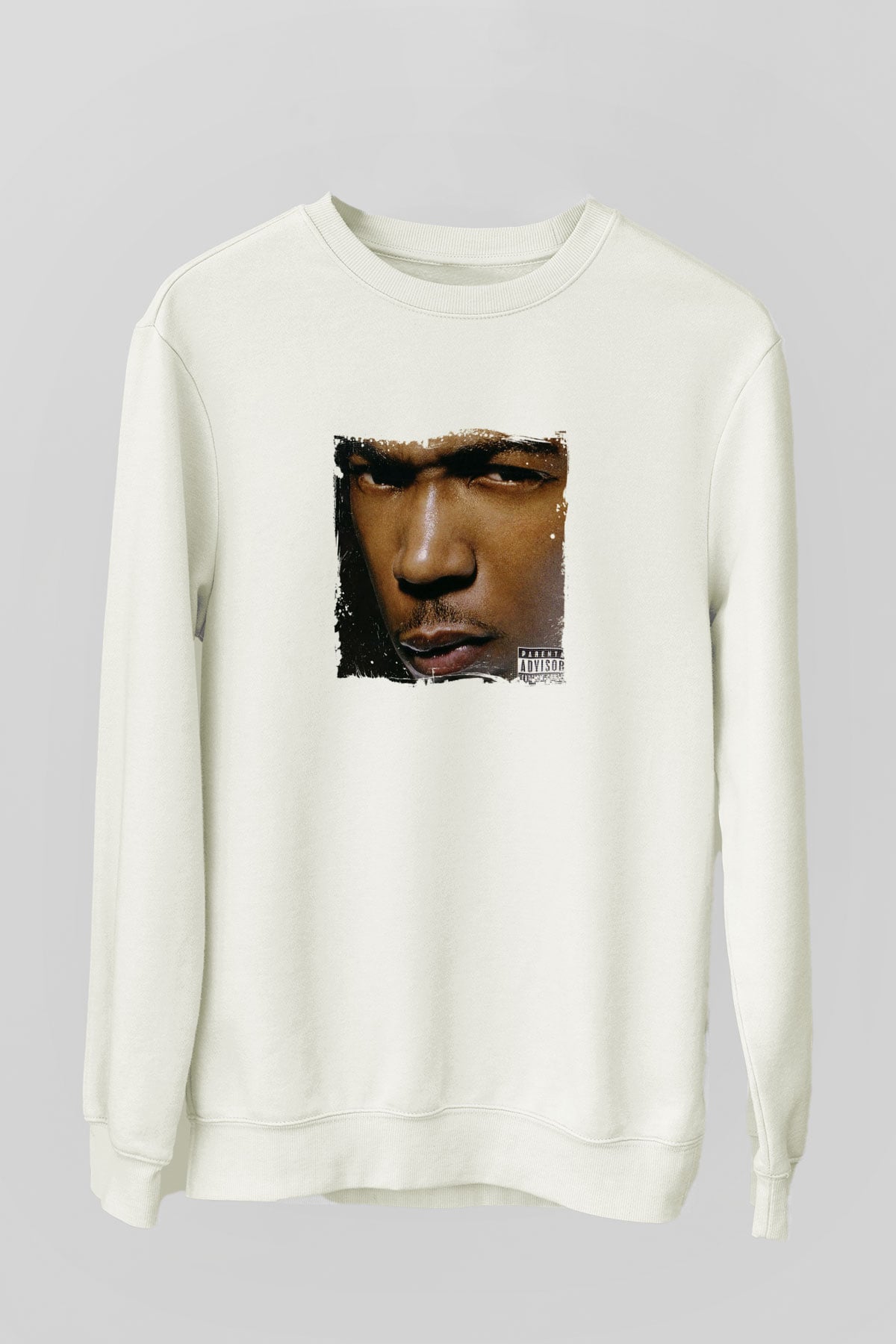 Ja Rule Baskılı Unisex Beyaz Sweatshirt