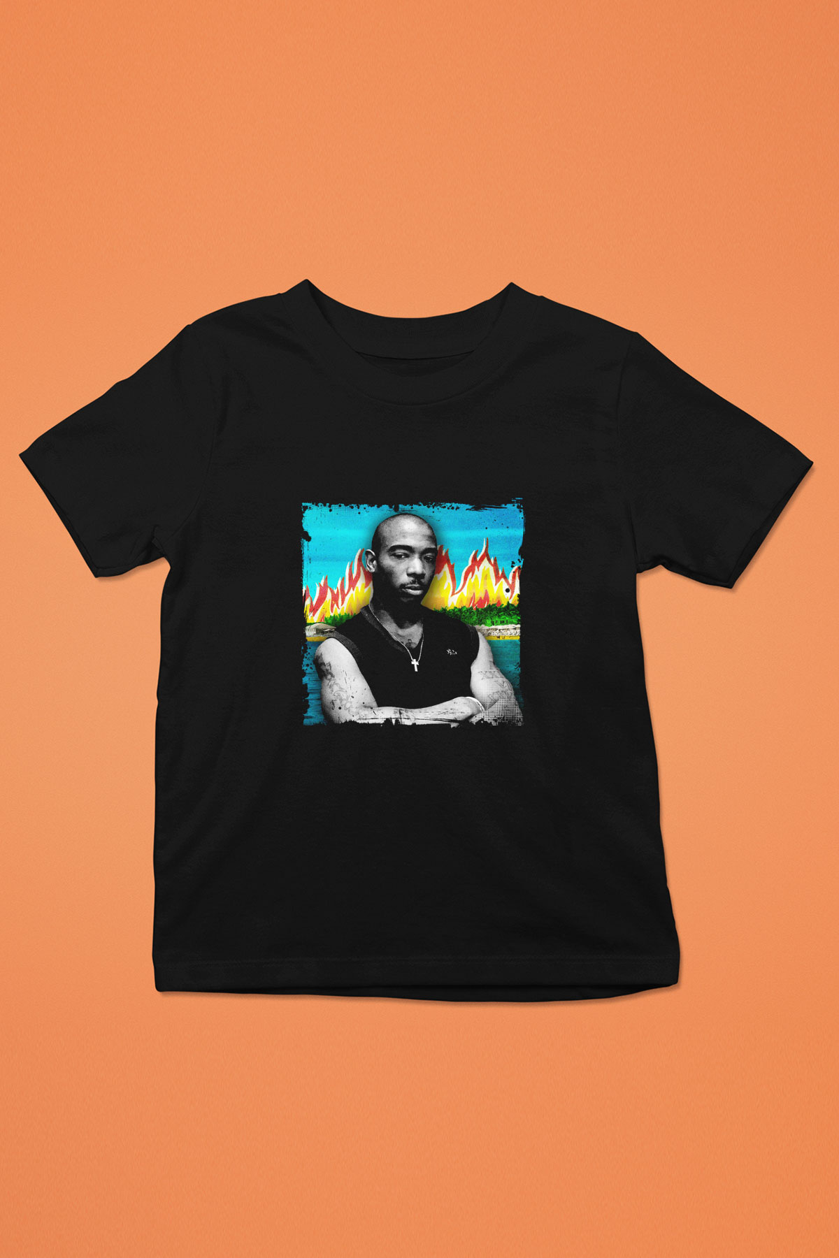 Ja Rule Baskılı Unisex Siyah Çocuk Tişört