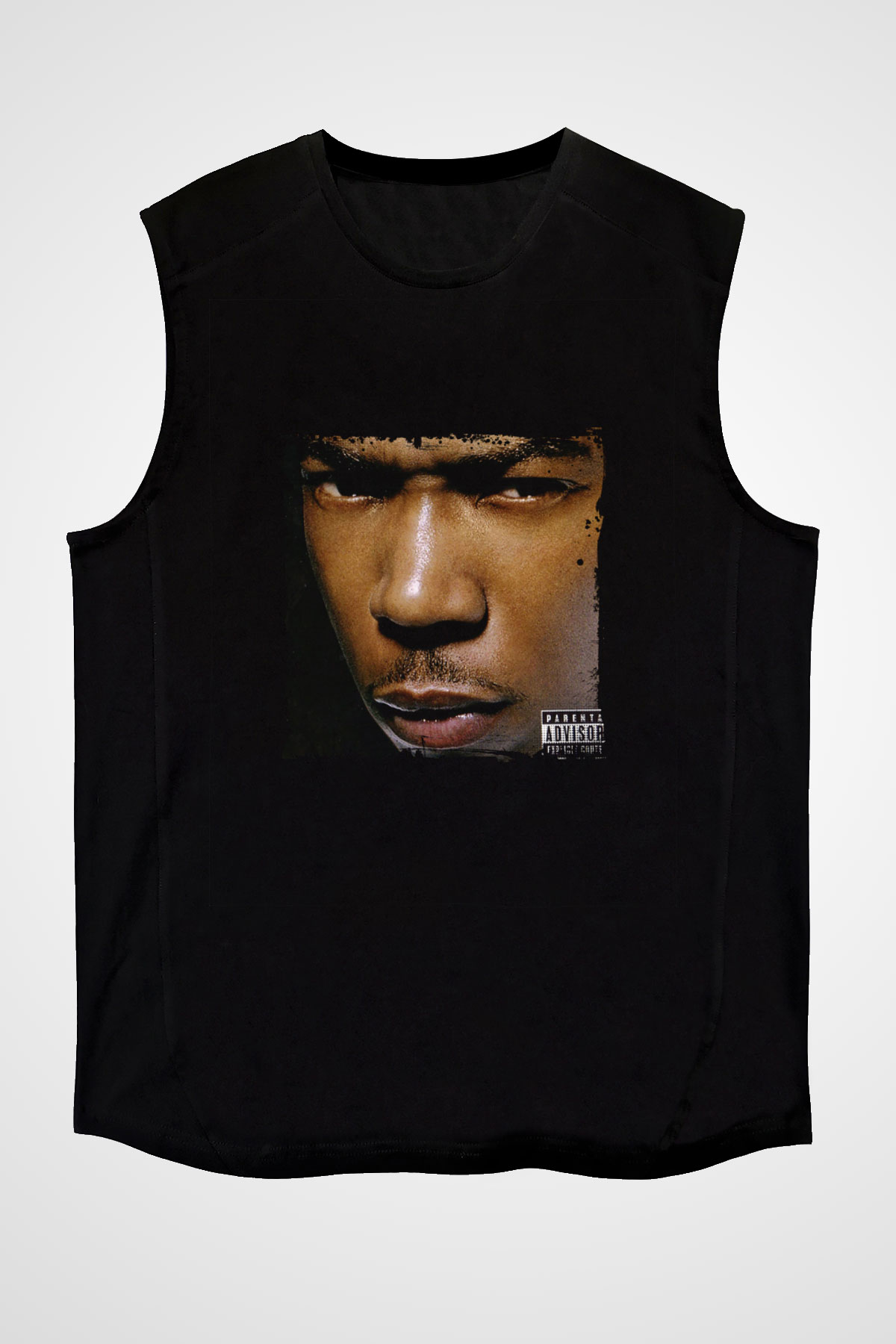 Ja Rule Baskılı Unisex Siyah Kolsuz Tişört