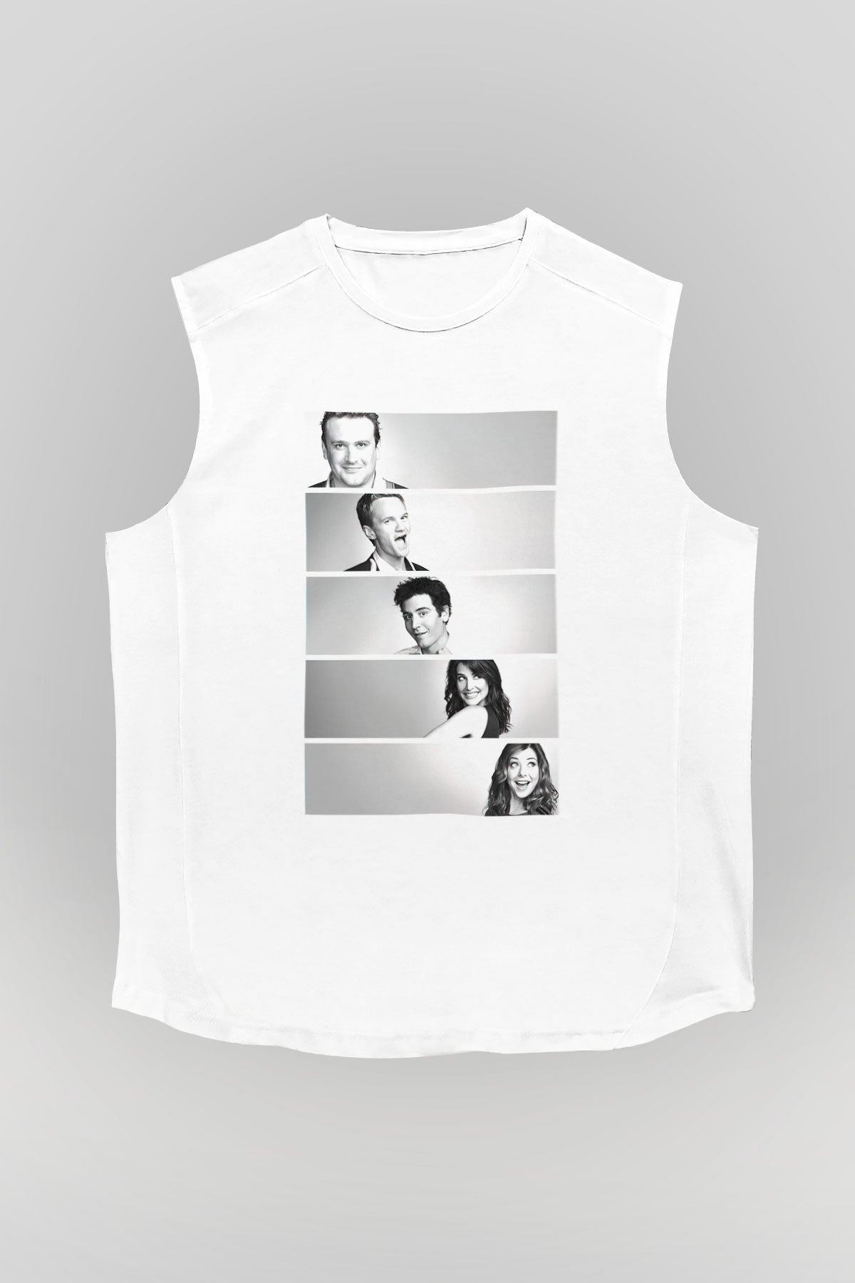 Jackass Beyaz Unisex Kolsuz Tişört