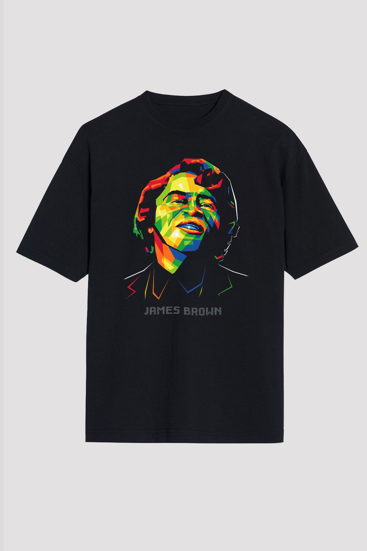 James Brown Siyah Unisex Tişört T-Shirt - TişörtFabrikası