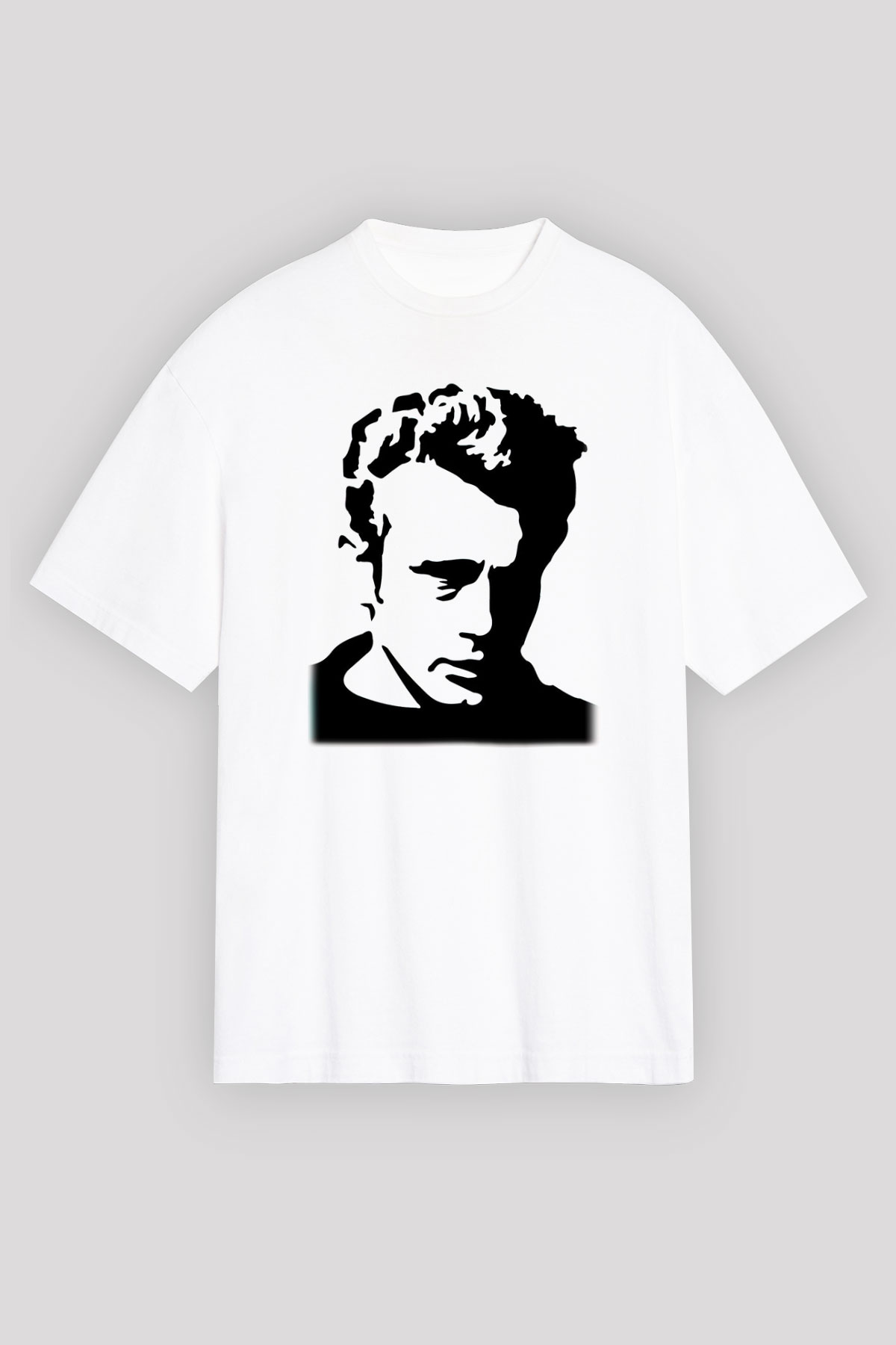 James Dean Beyaz Unisex Oversize Tişört T-Shirt