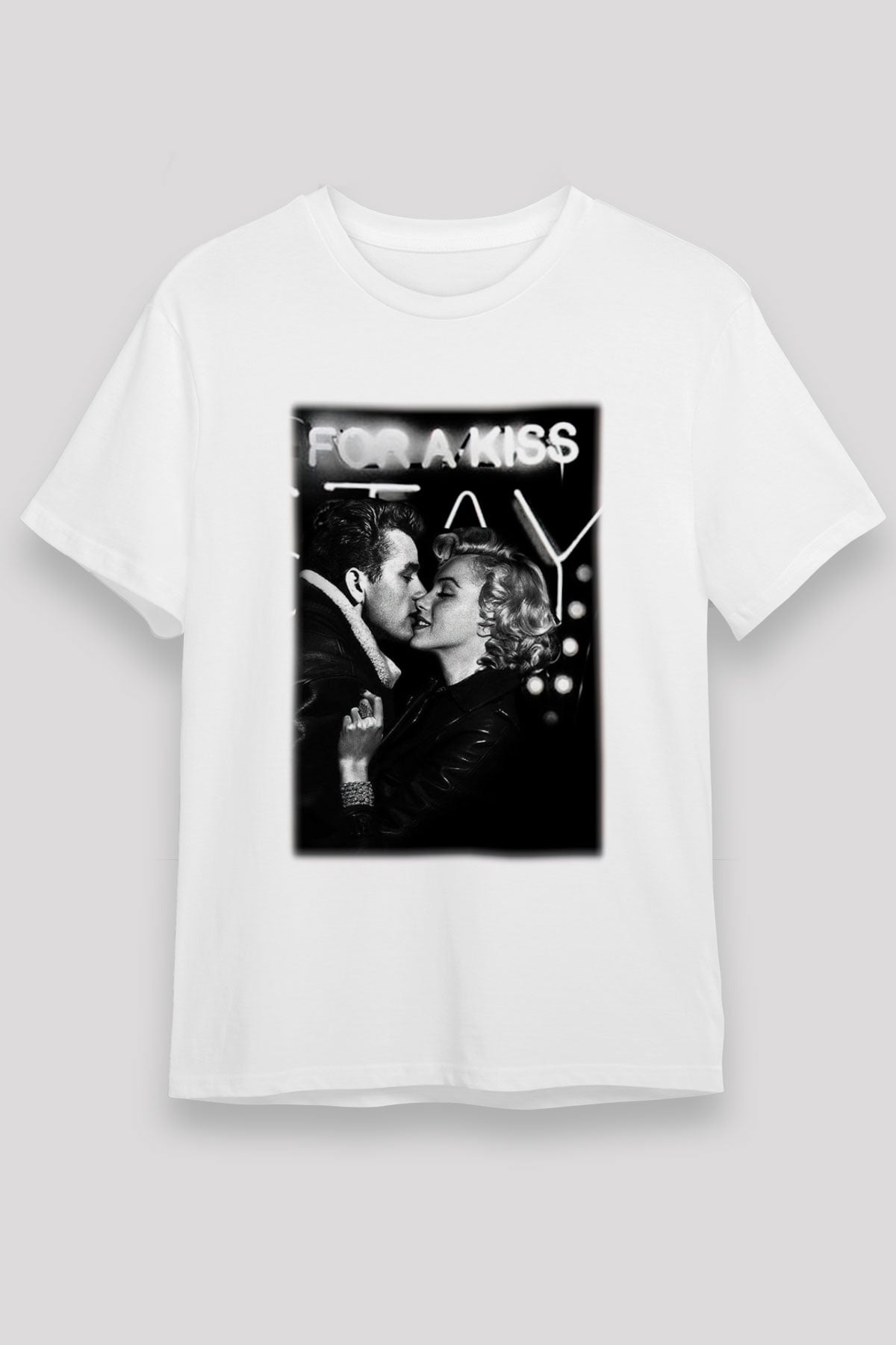 James Dean Beyaz Unisex Tişört T-Shirt - TişörtFabrikası