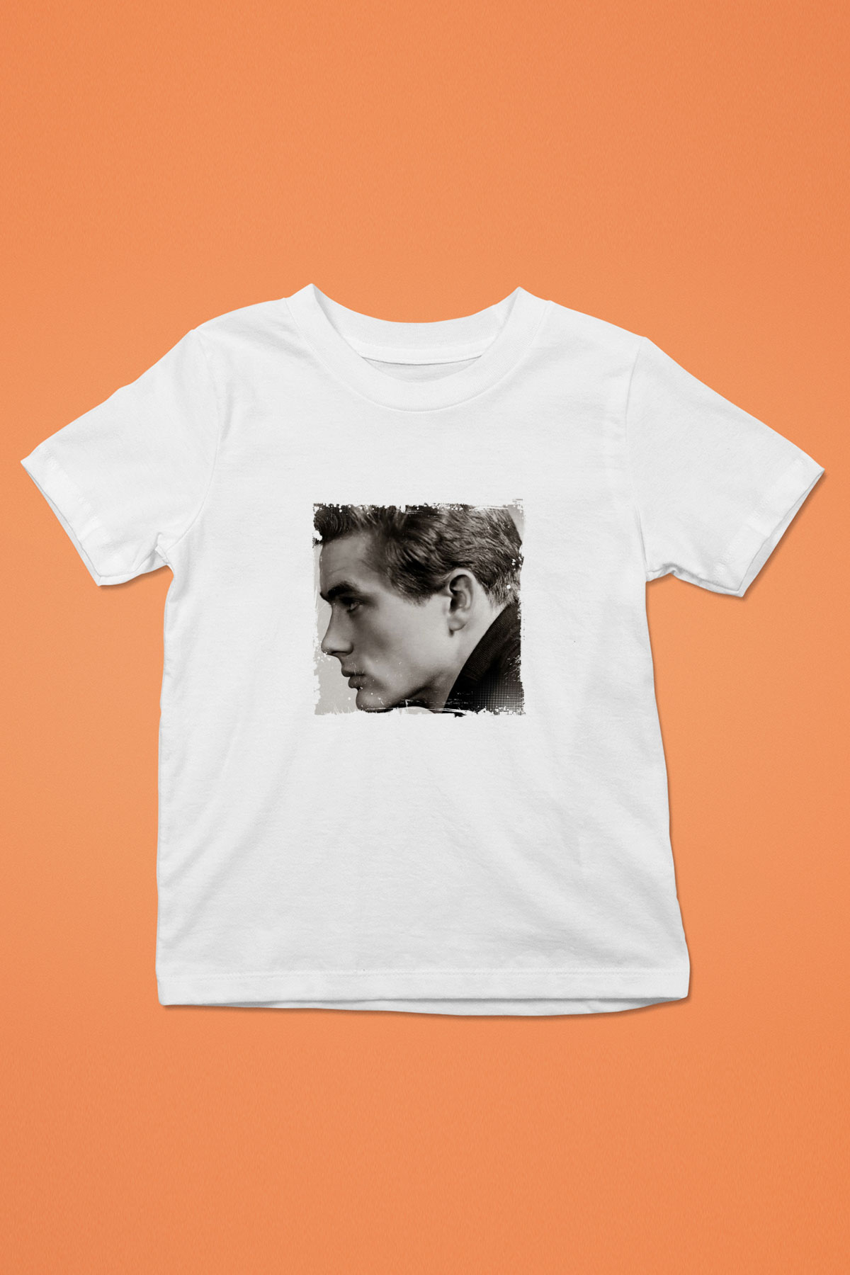 James Dean Unisex Baskılı Beyaz Çocuk Tişört