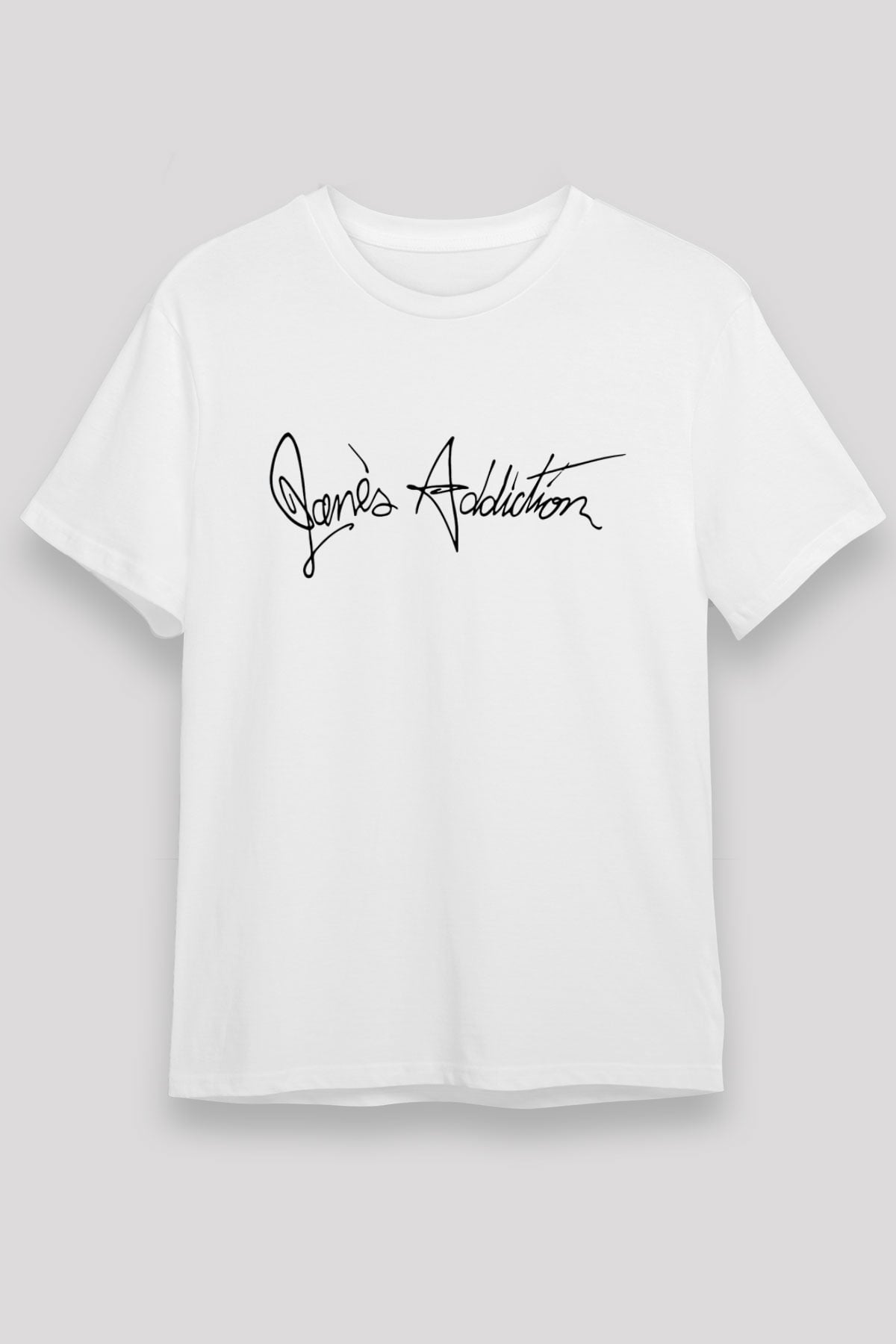 Jane's Addiction Beyaz Unisex Tişört T-Shirt - TişörtFabrikası