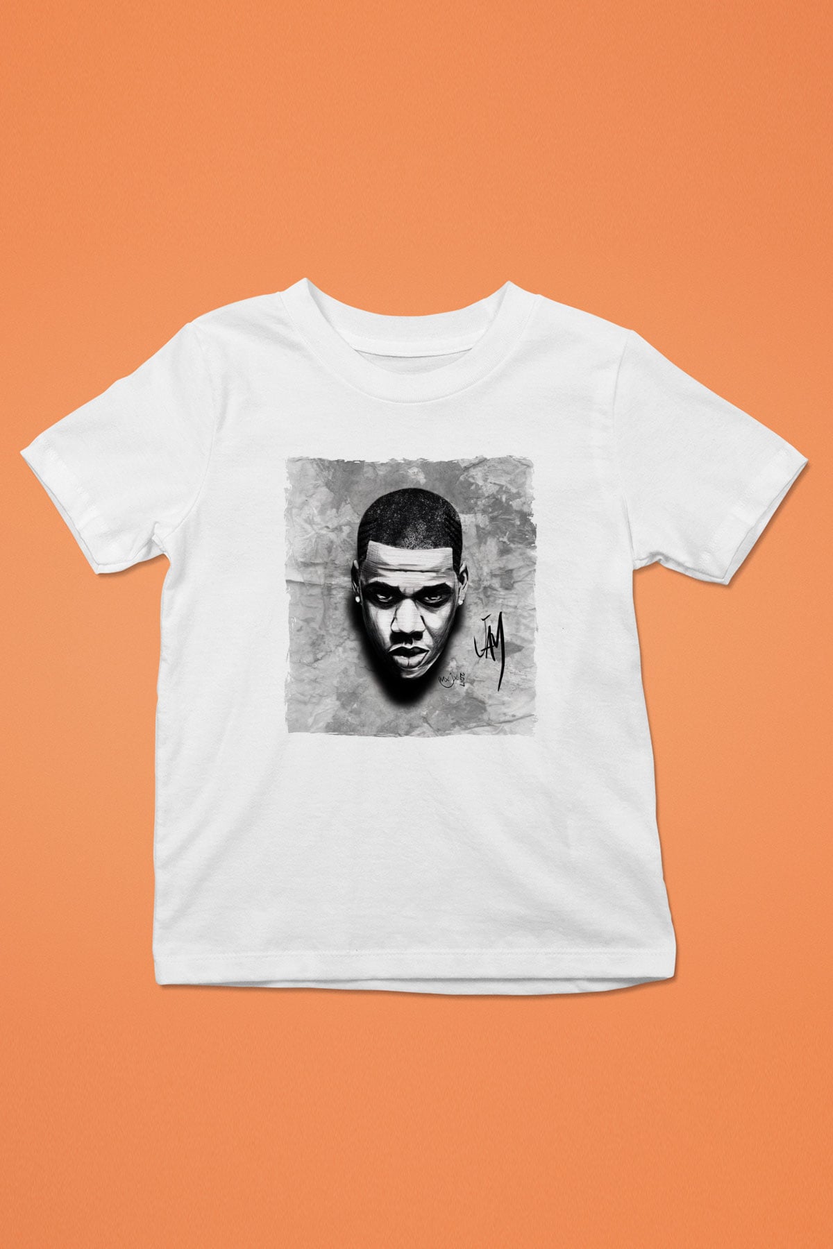 Jay-Z Beyaz Unisex Çocuk Tişört